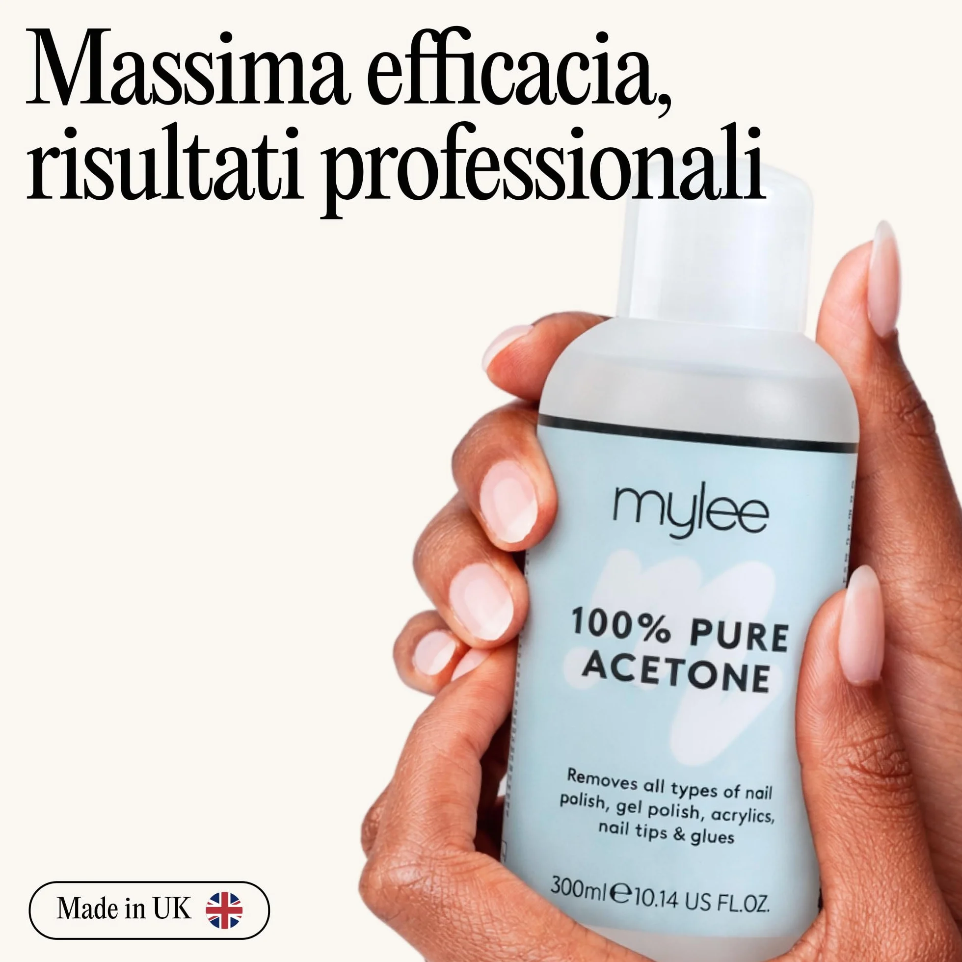 Mylee 100% Puro Acetone Solvente per Unghie per Smalti Gel UV/LED