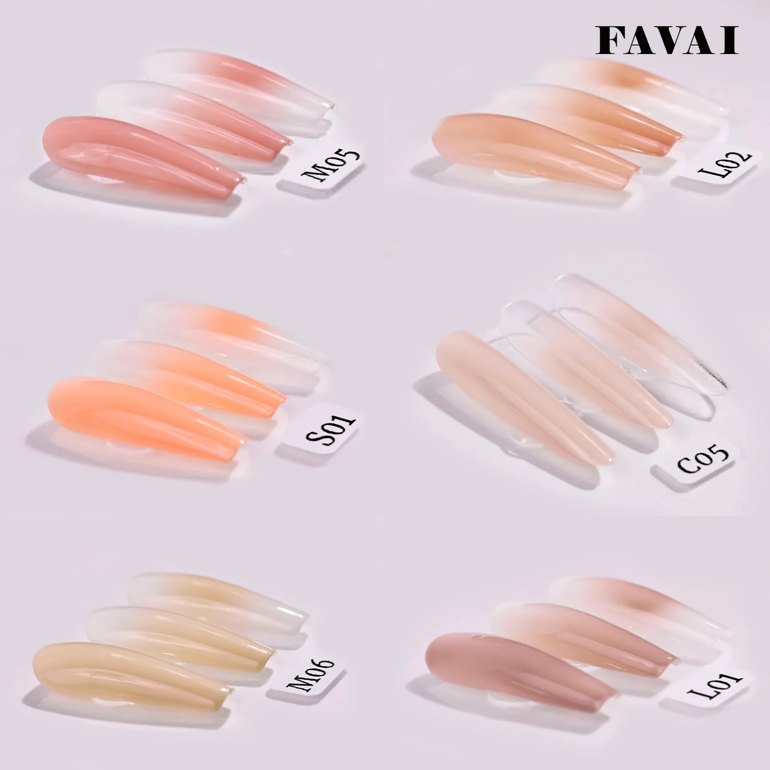 FAVAI Smalto in gel per aerografo, senza acetone, 12 x 15 ml, per aerografo, UV con nebulizzazione fine, smalto per unghie senza diluizione, nail art fai da te