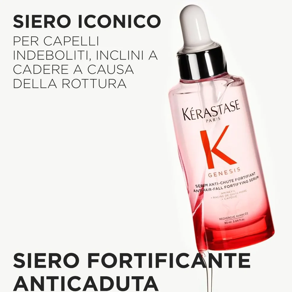 Kérastase Genesis Siero Fortificante Anti-Caduta Trattamento Senza Risciacquo Capelli Fini Indeboliti