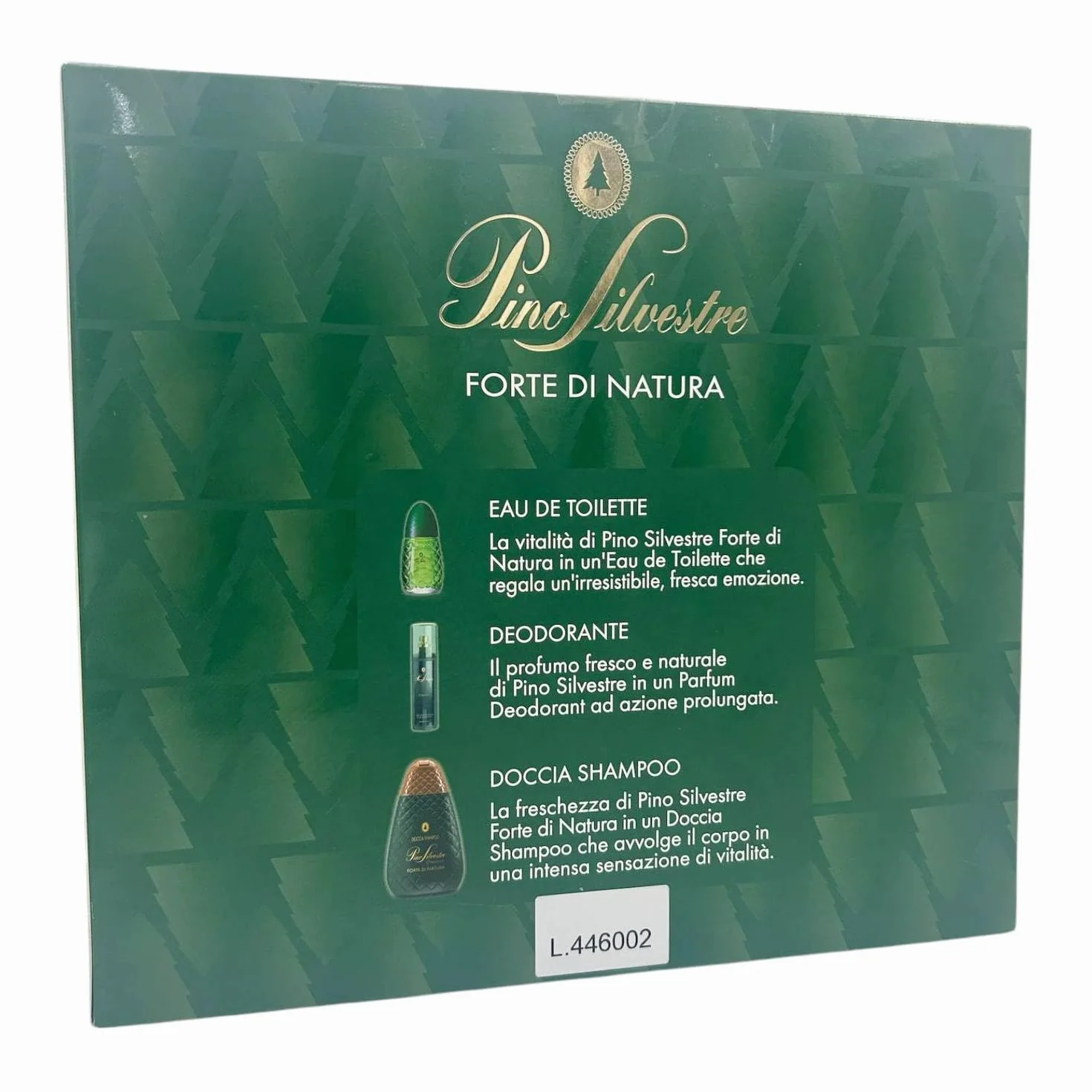 Pino Silvestre Confezione Regalo Uomo - Profumo Eau de Perfum 75 Ml, Deodorante Profumato 100 Ml, Bagnoschiuma 300 Ml