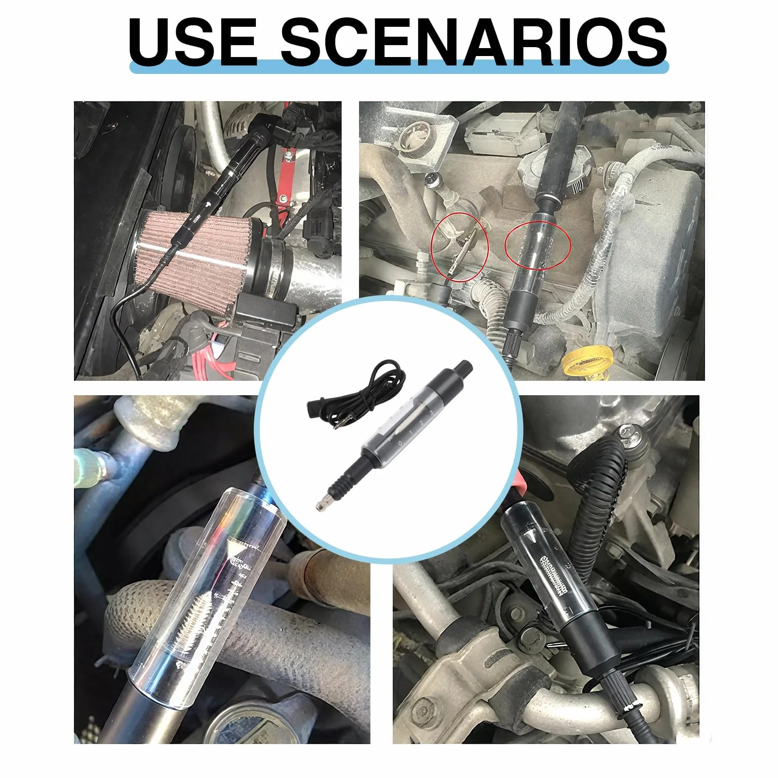 Tester per Candele e Scintille, Test di Tensione Auto, Strumento di Diagnosi per Sistemi di Accensione