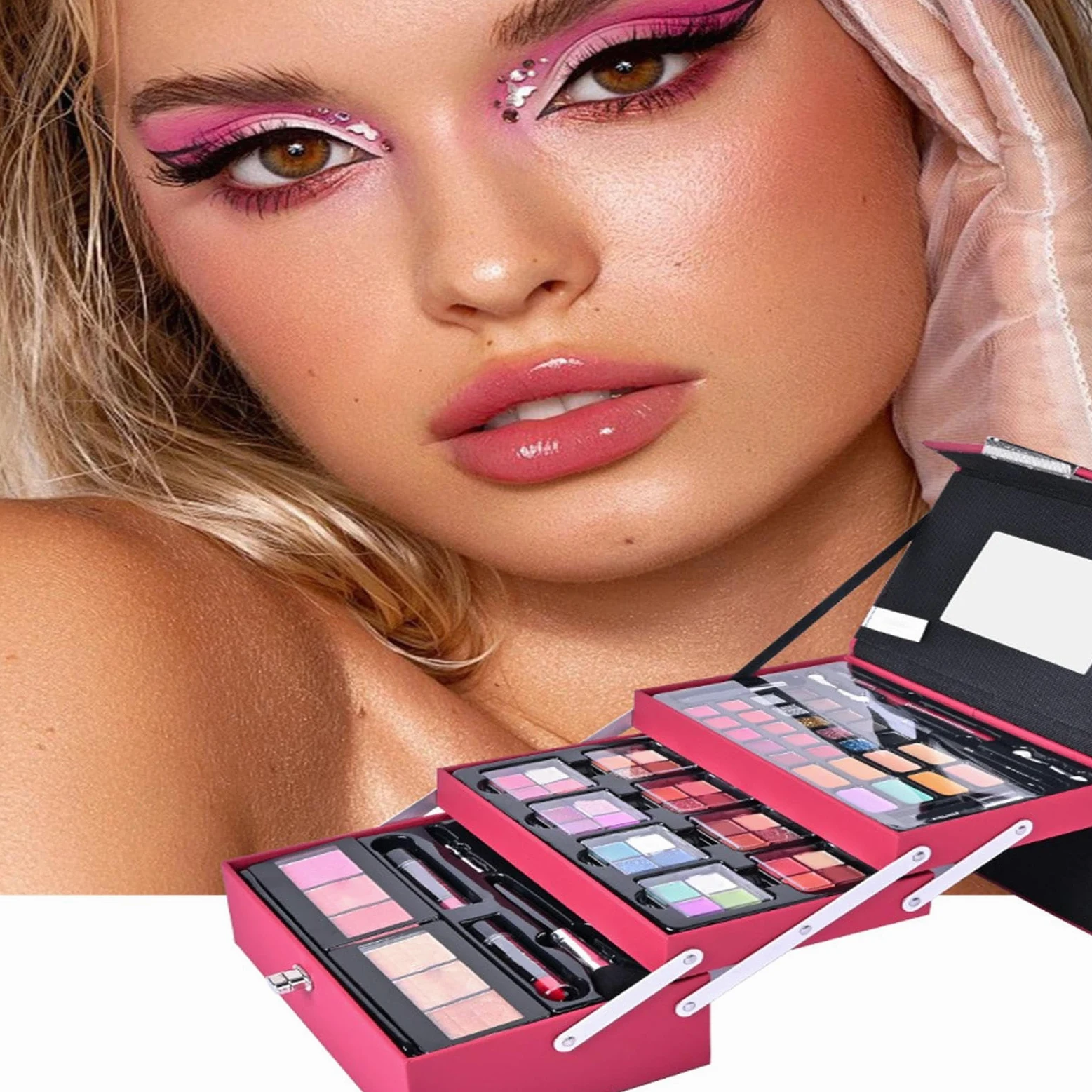 Kit trucco per donna Kit completo, trucco completo | professionale - cosmetici per donne e principianti, includono cosmetici e strumenti per il