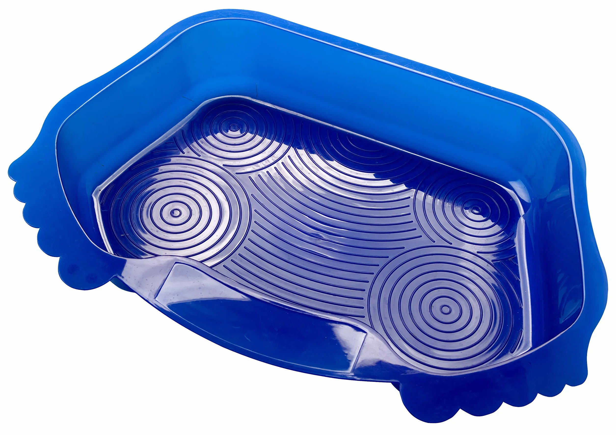 Gre LP01 - Lavapiedi per piscine in plastica blu.