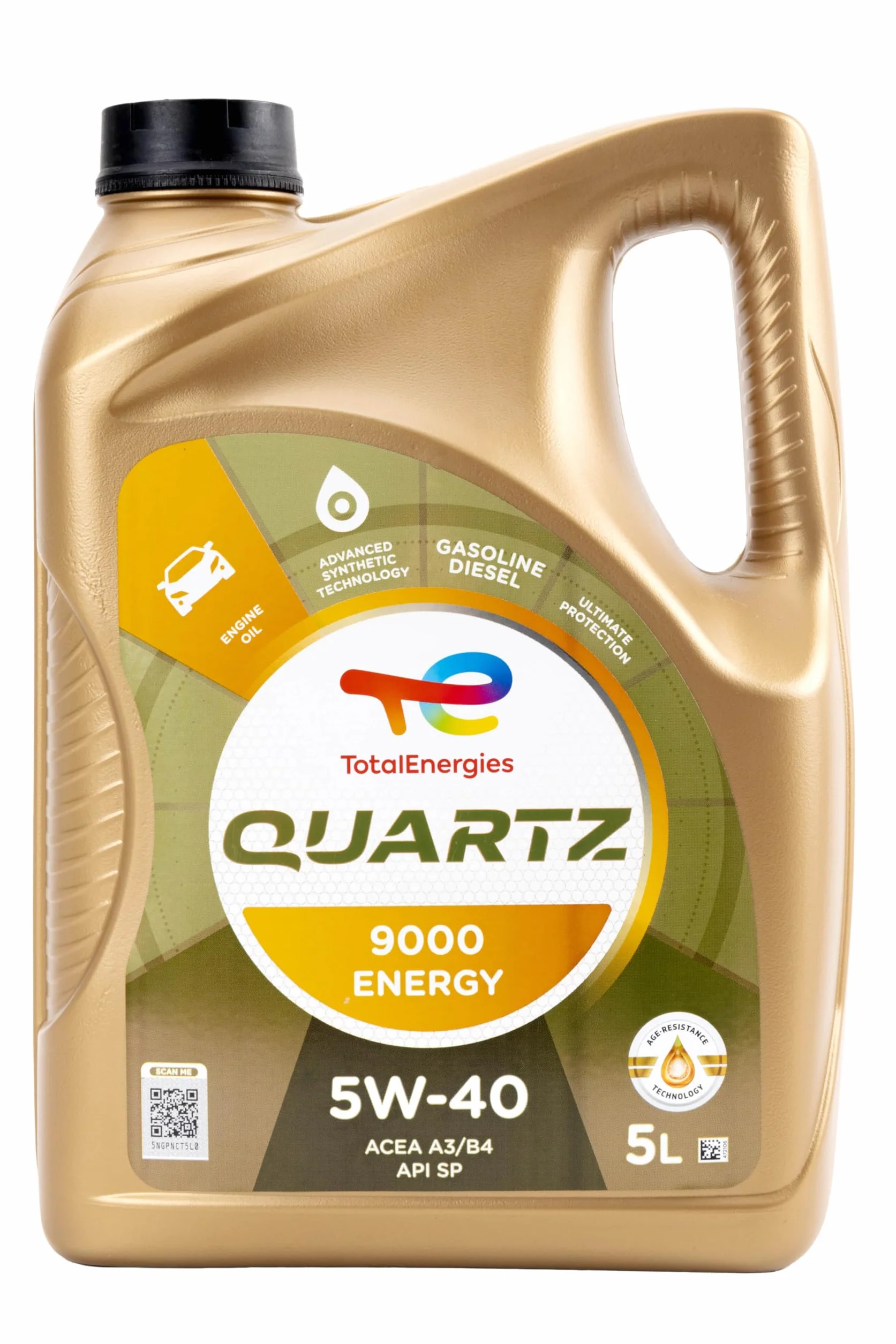 Total Quartz 9000 Energy 5W-40 Olej silnikowy 5 litrów