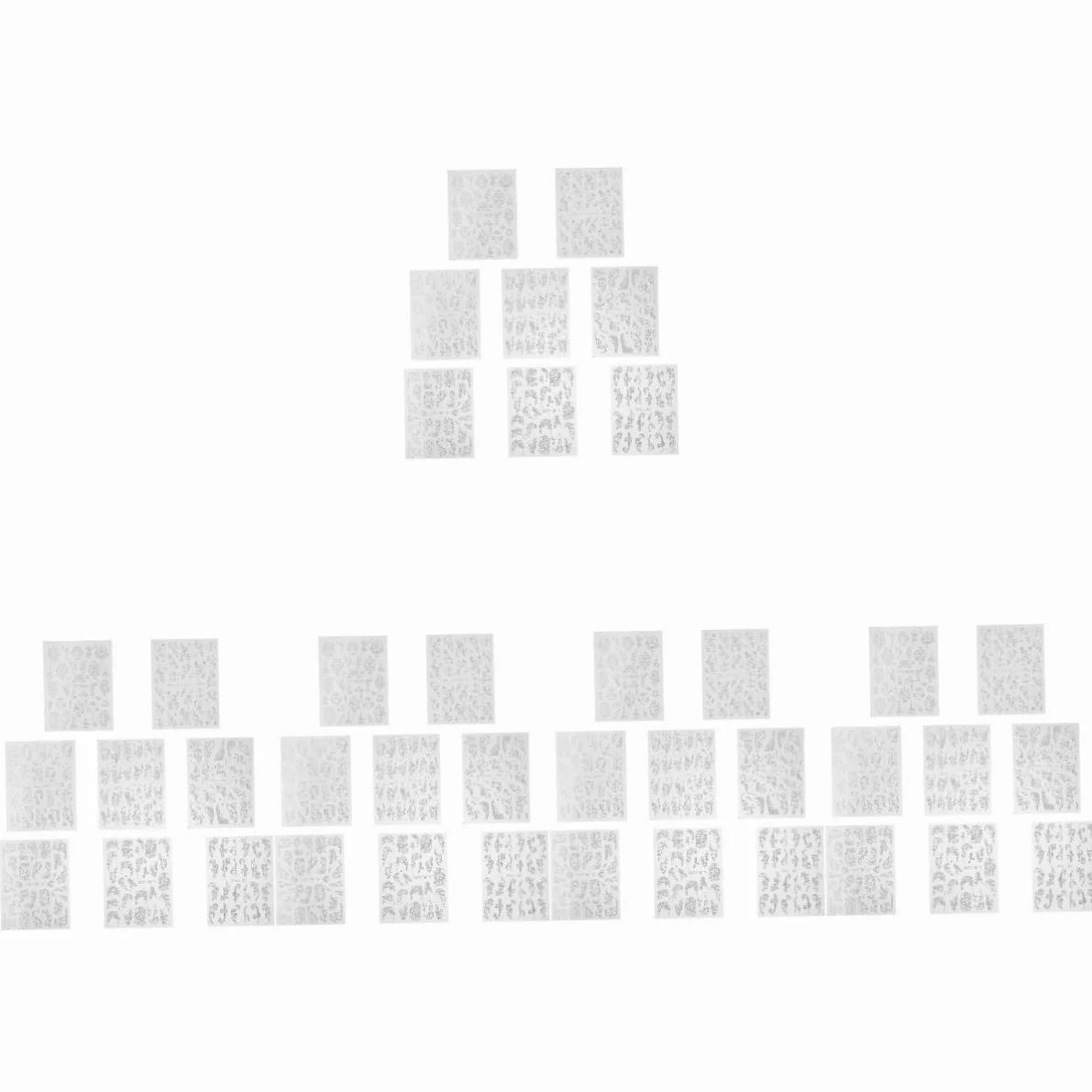 VICASKY 5 Set Adesivi Per Unghie Floreali Impermeabili Per Nail Art Decorazioni Per Unghie E Dita Per Speciali 8 Fogli*5