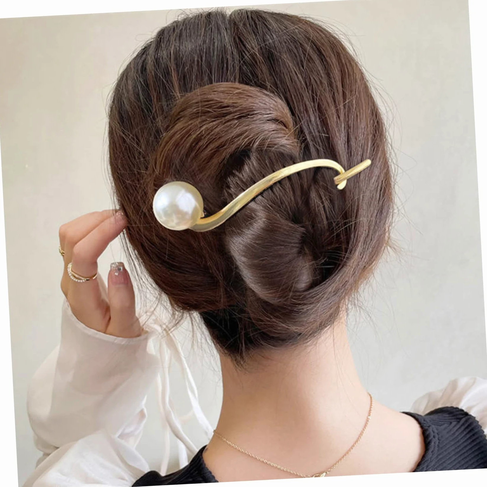 16 Pz fermaglio per con perle mollette per da donna forcina per decorativa hair clip hair pin fermagli per delicati copricapo delle ragazze Metallo