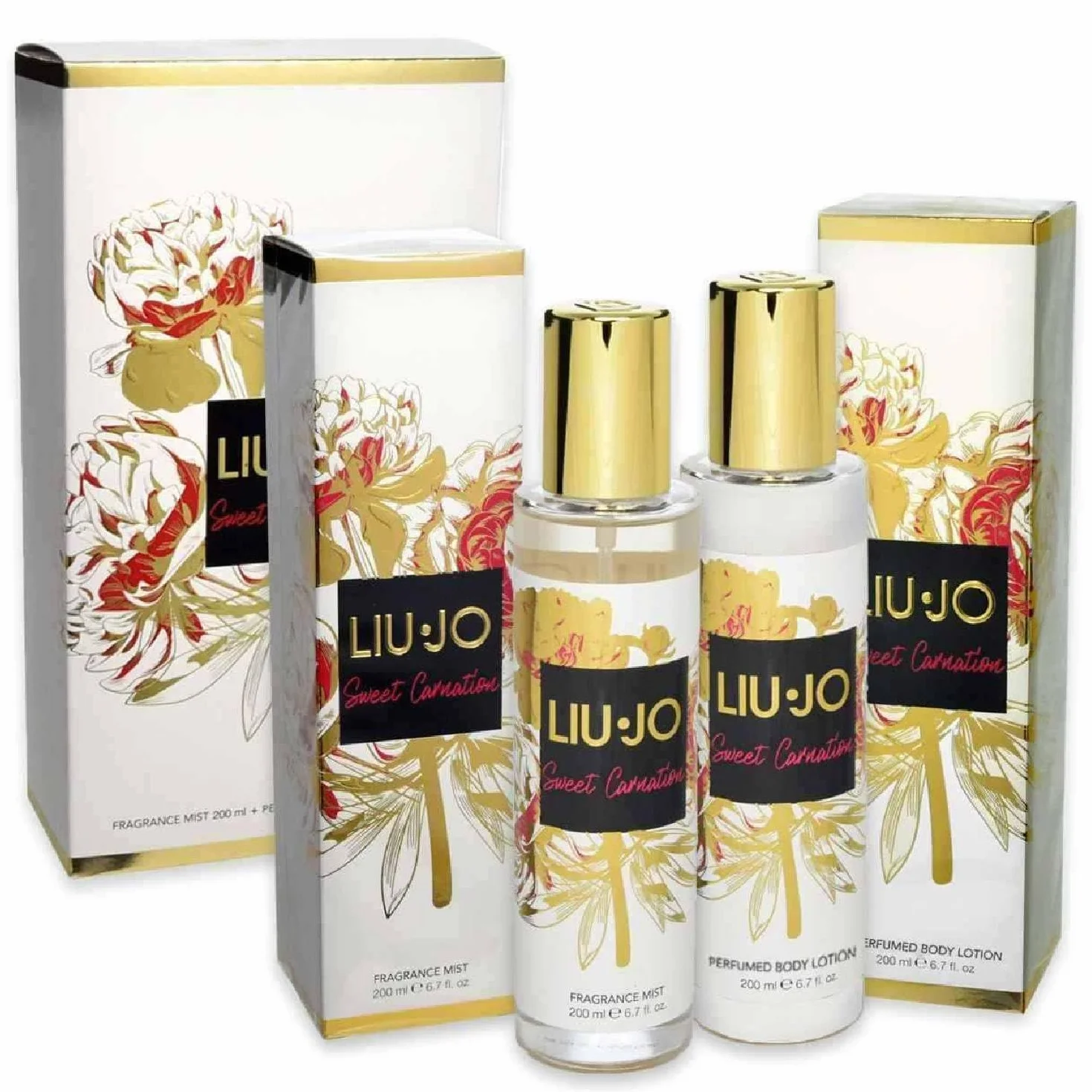 Liu Jo Set SWEET CARNATION Acqua Corpo Profumata 200ml e Latte Corpo Profumato 200ml