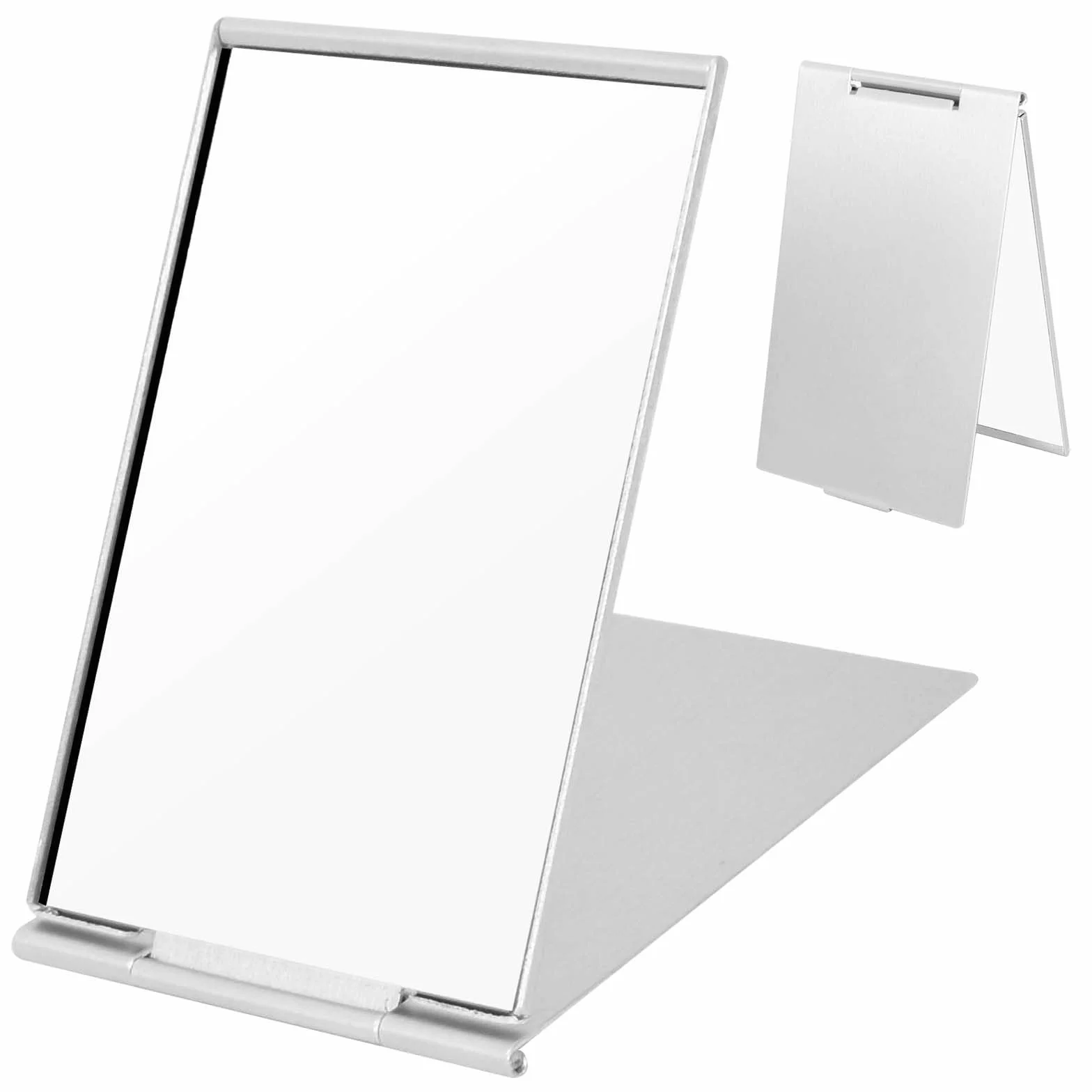 Colexy Specchio a Mano 10x7 cm Pieghevole Tascabile Cosmetico Portatile