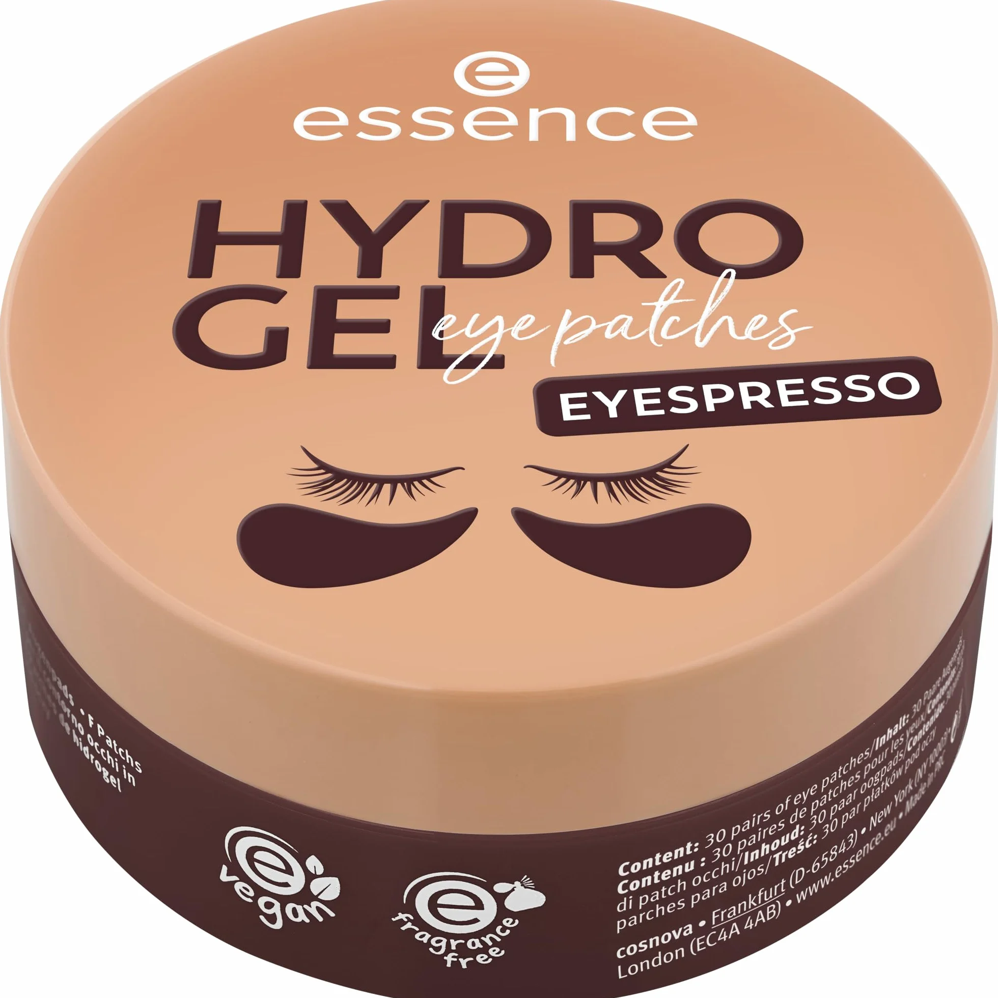 essence HYDRO GEL EYESPRESSO patch occhi 30 Paia idratante