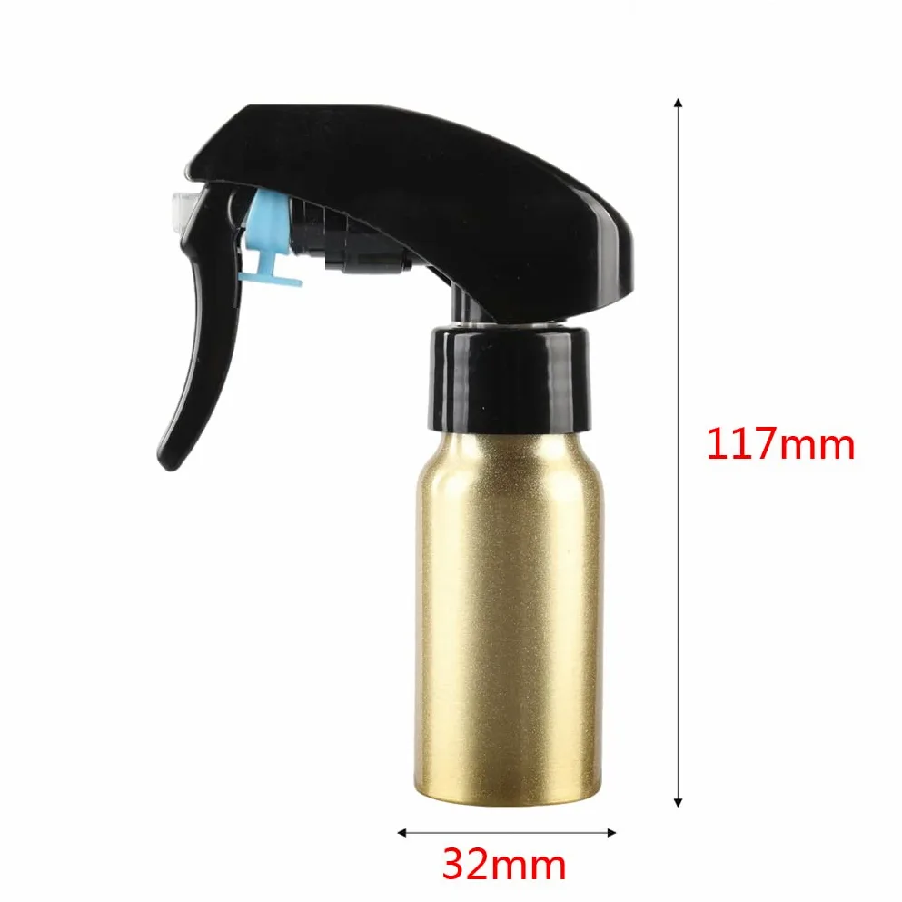 24 Pezzi 30 ml Bottiglie Spray Oro Vuote in Alluminio con Pompa Nera Fine Nebbia Flacone Spray per Giardinaggio, Piante, Fiori, Parrucchiere, Cosmetico, Viaggiare