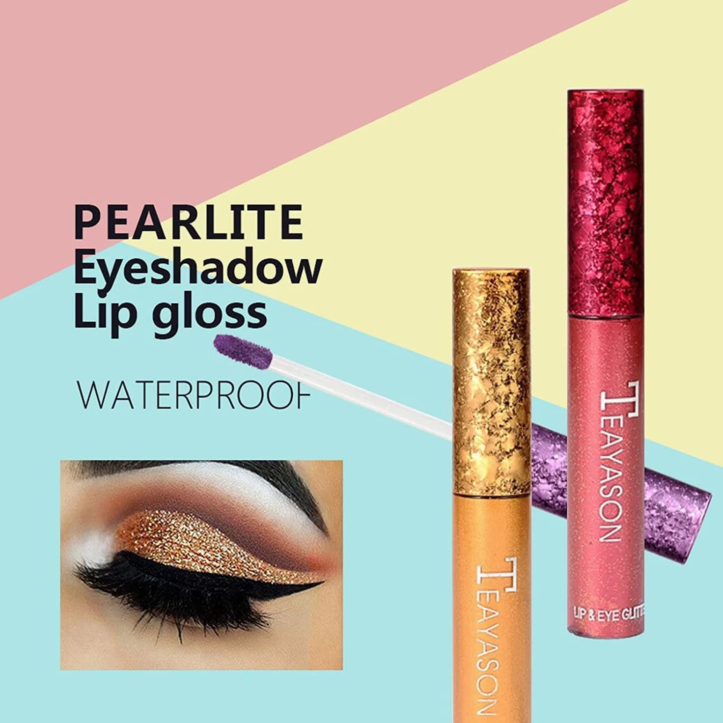 11 Colori Liquido Glitter Set di ombretto Set, Shimmer Metallic Eyeshadow Effetto a Lunga Durata Effetto duraturo Acqua Punto di Ombra a Prova di Acqua Lucida (Color : 11color)