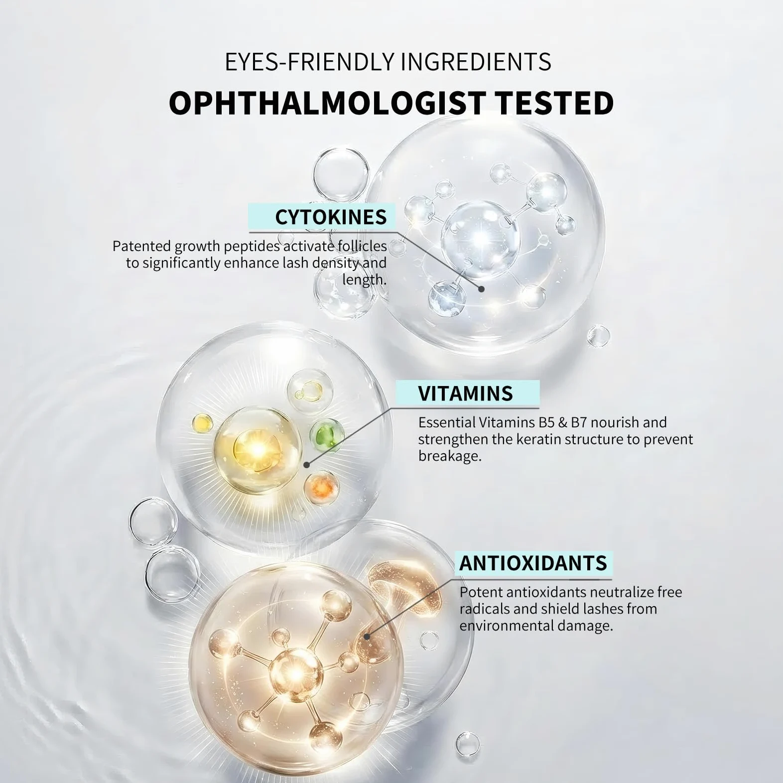MD Lash Factor Ultima ciglia condizionatore, 0,1 Oncia Chiaro