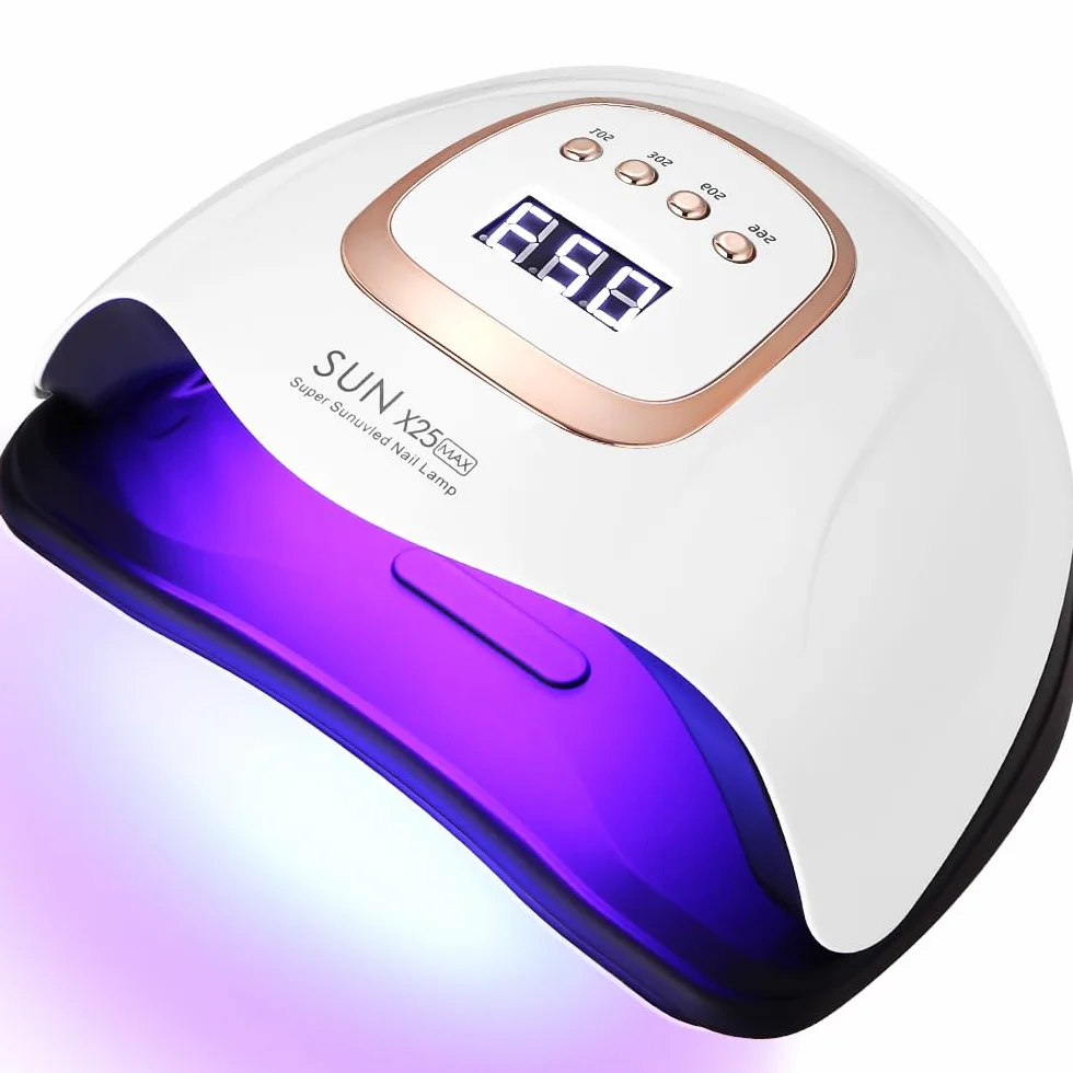 Lampada UV LED Unghie, 380W Professionale 81 sfere di lampada a LEDs, Semipermanente Curare Rapidamente Pedicure Fornetto per Tutti i Smalti, Automatico Sensore per Manicure a Casa e in Salone