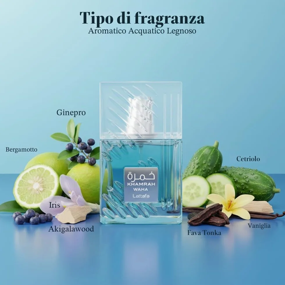 Lattafa Khamrah Waha Unisex Eau de Parfum, 100 ml