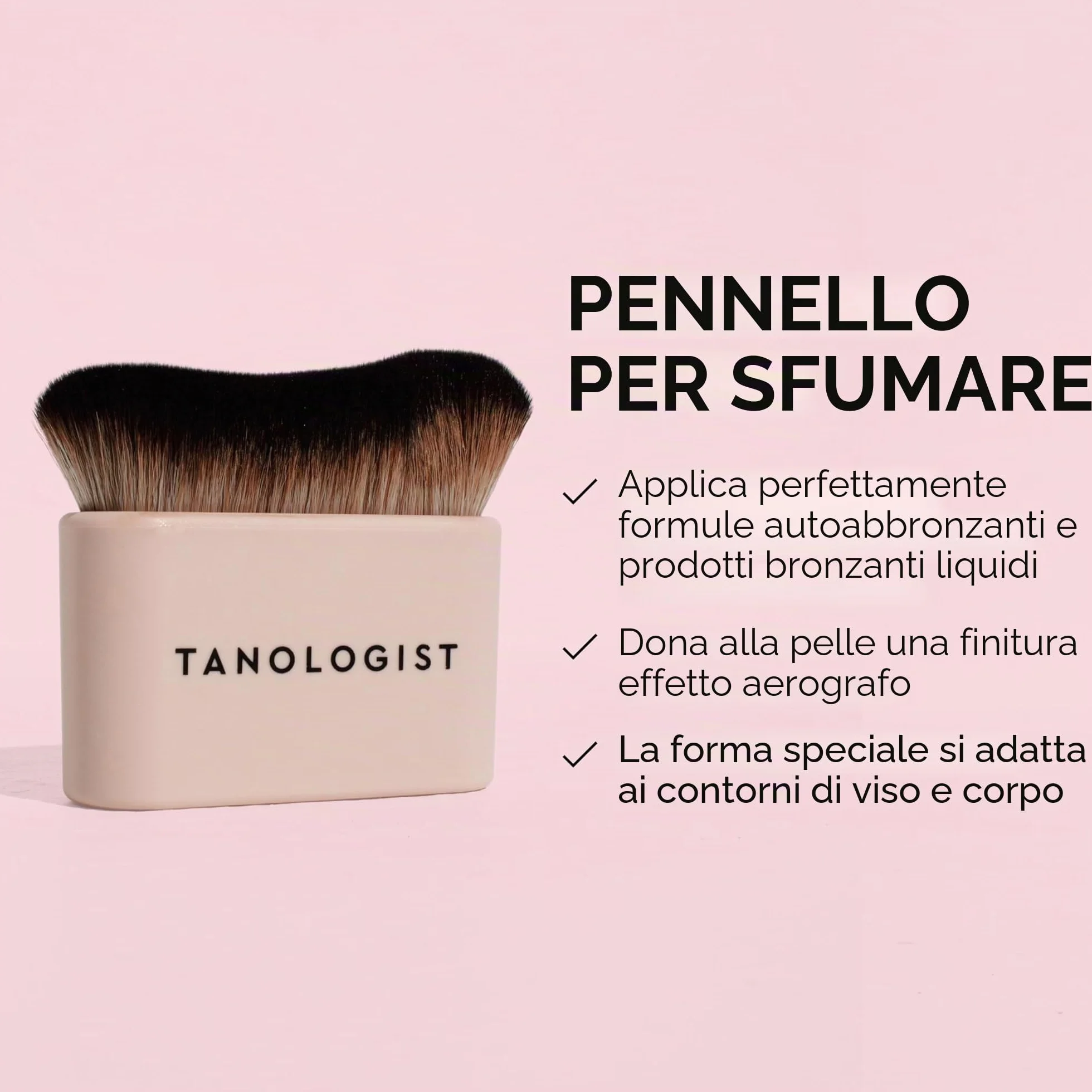Tanologist Kabuki Pennello Applicatore Autoabbronzante Viso e Corpo