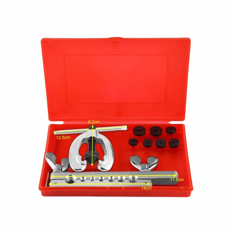 Dioche Kit svasatura tubi rame ottone alluminio parete sottile 7 dimensioni strumento svasatura freno