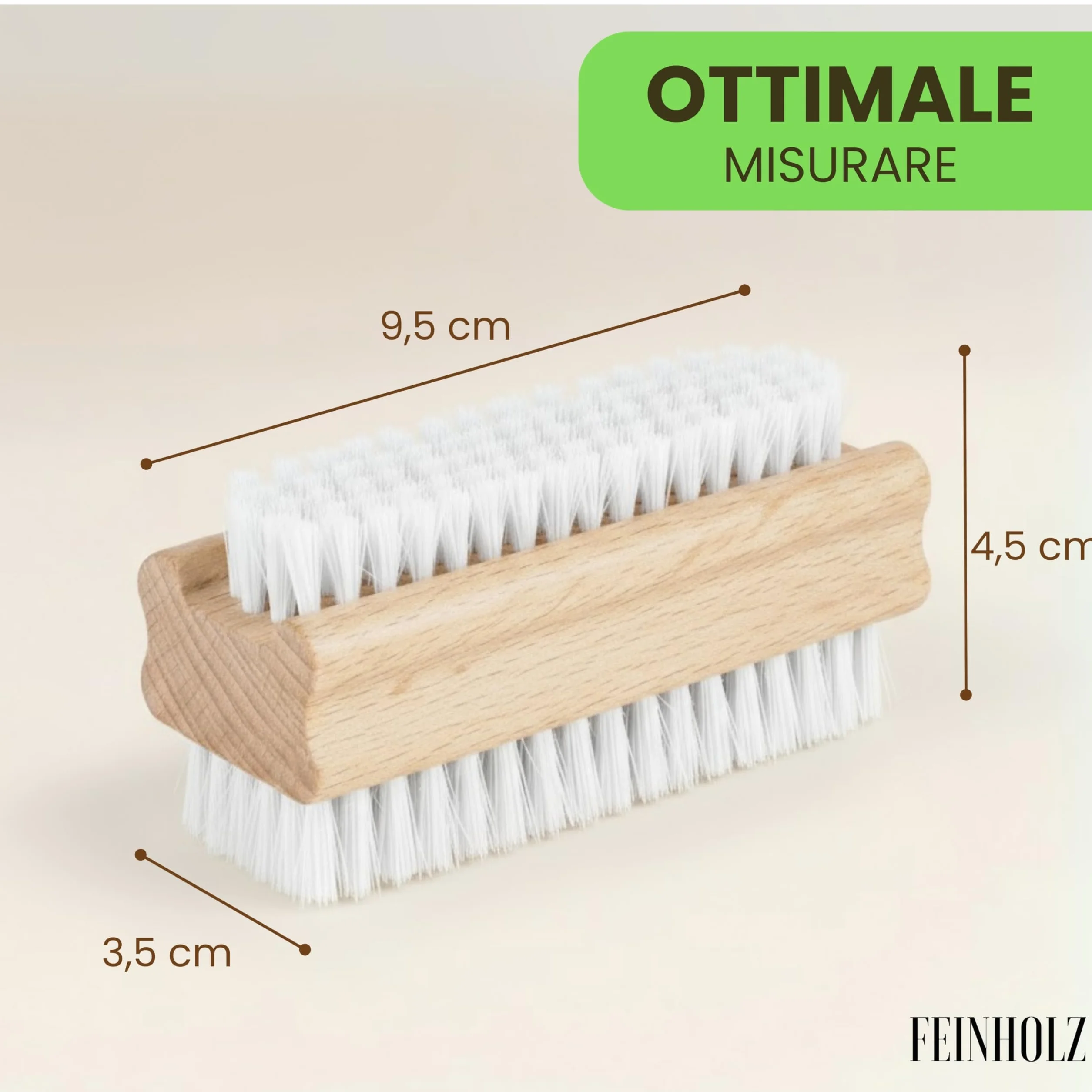 Spazzola per unghie mani 3 pezzi manicure bambini igiene