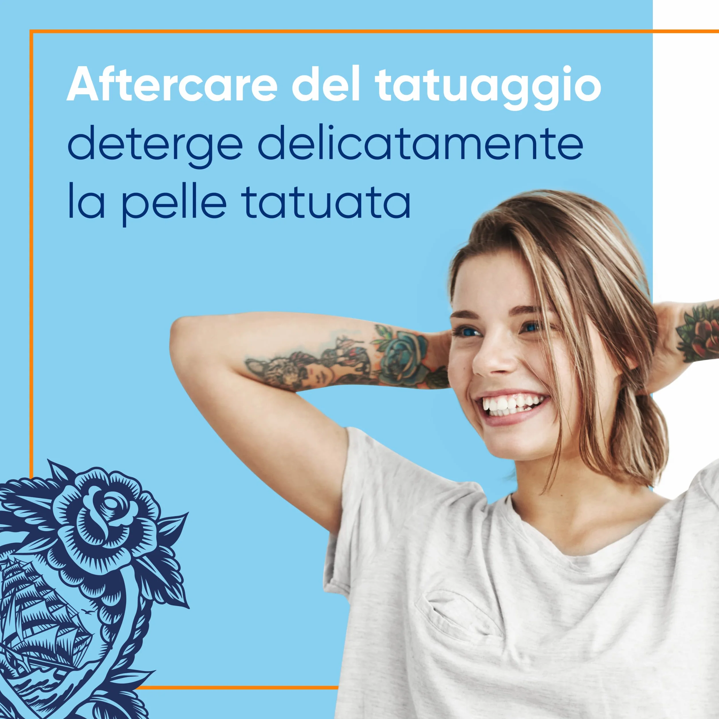Bepanthenol Tattoo Detergente Delicato con Pantenolo per Aftercare Rivitalizzante Tatuaggio, Ideale per Detergere e Proteggere i Tatuaggi, Ravviva i Colori, Gel Senza Sapone 200 ml