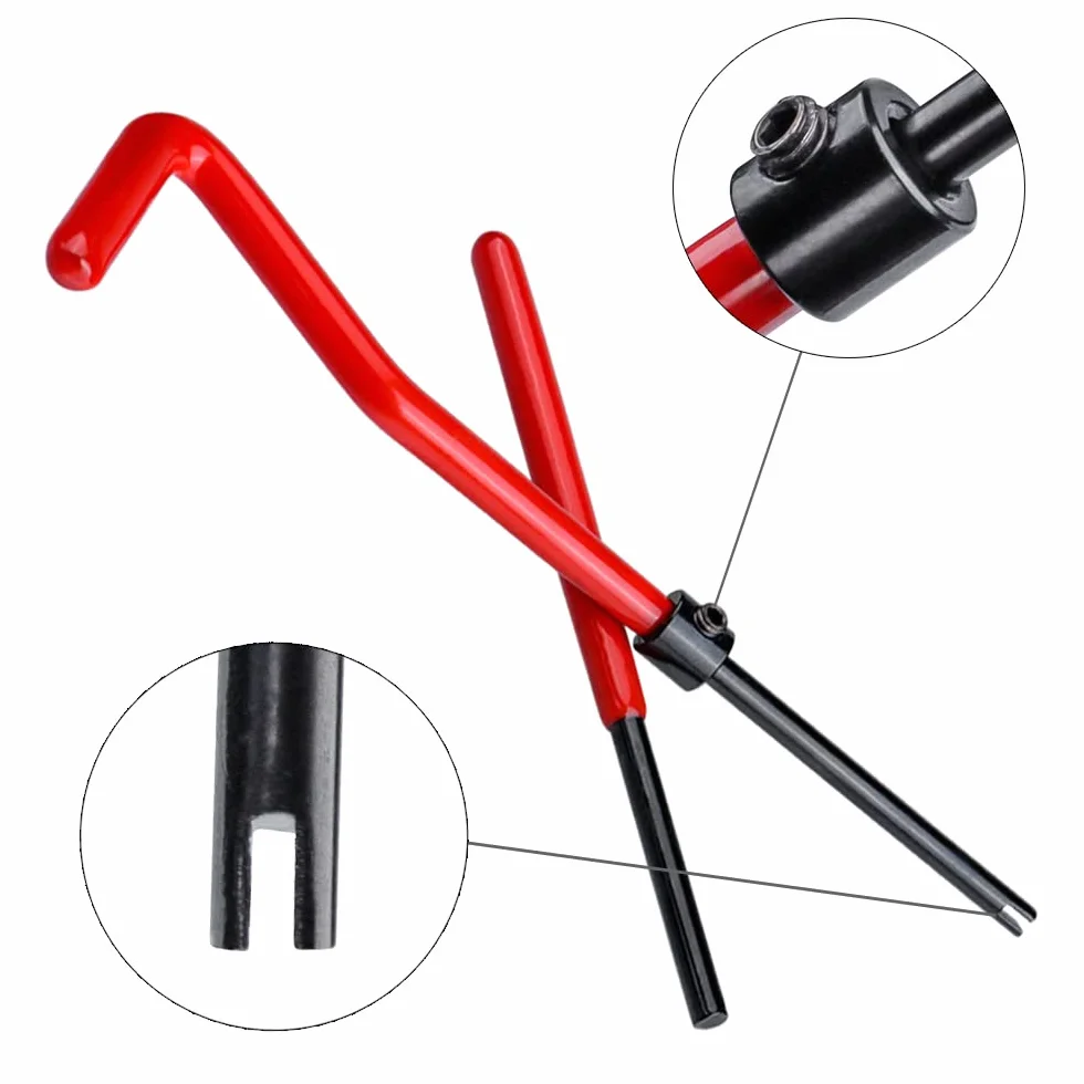 Mesee Kit Riparazione Filettatura M5 30 Pezzi, Inserti Filettati Acciaio Inossidabile con Punta Elicoidale e Chiave