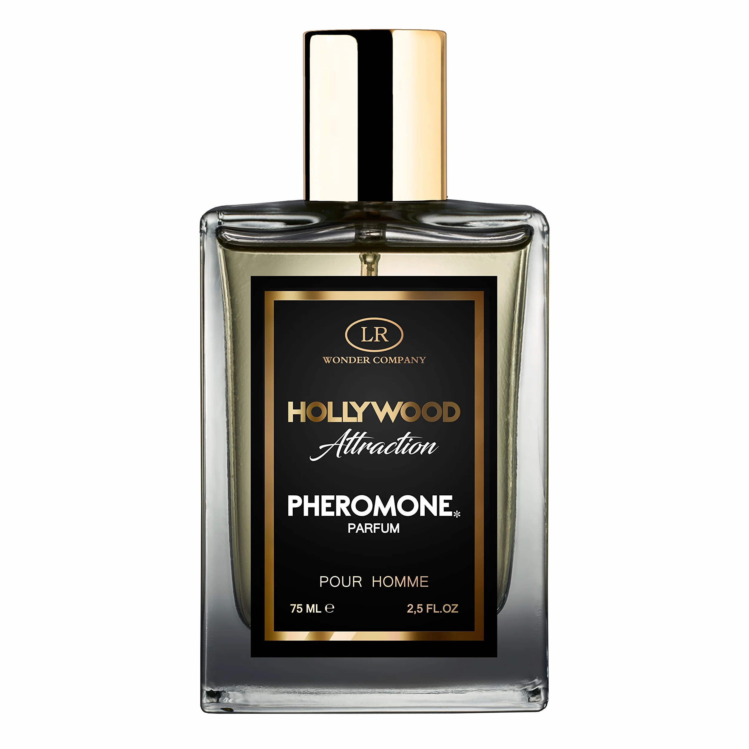Hollywood Attraction Homme, profumo ai feromoni uomo, per attrarre e sedurre (1x75ml) - Wonder Company