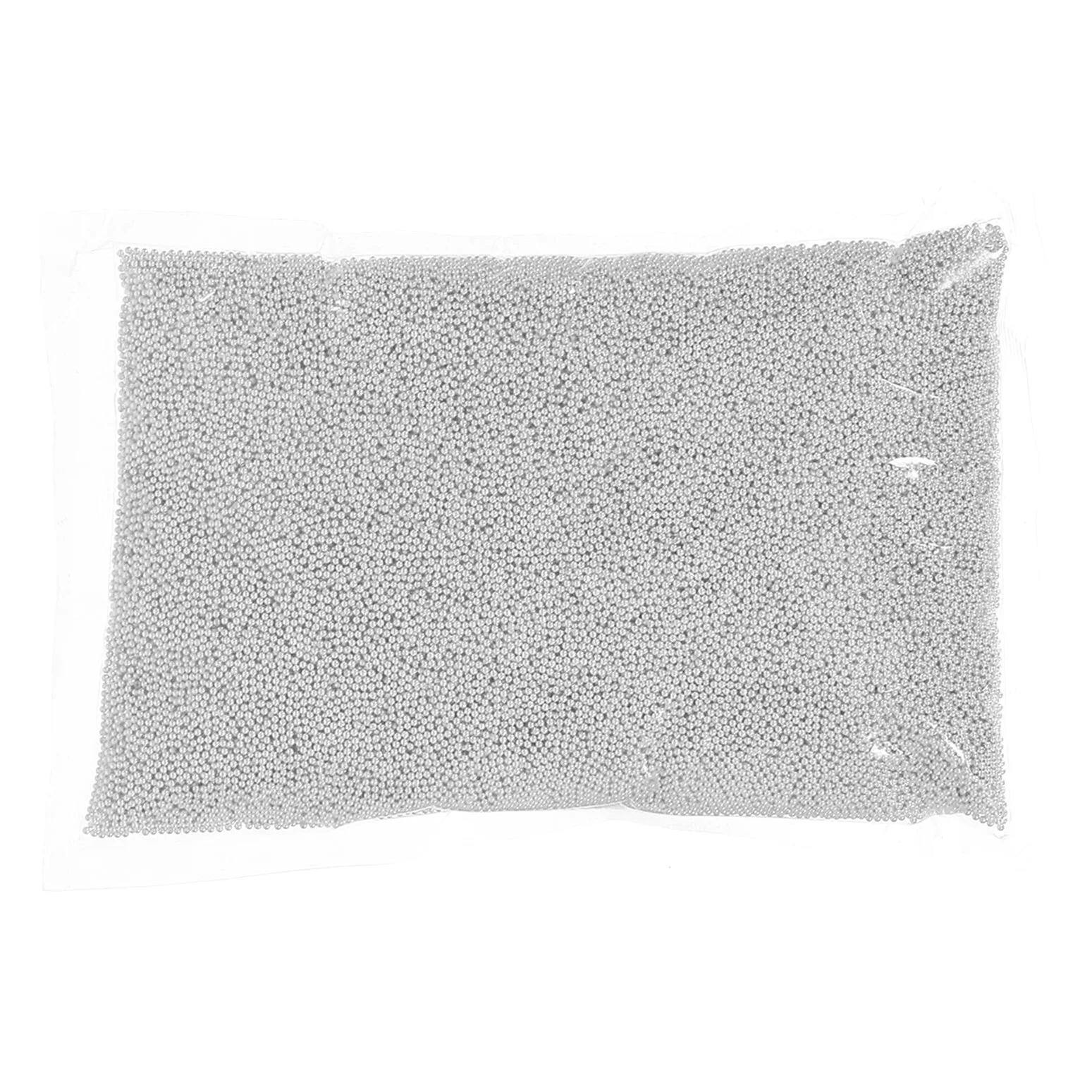 Perline per Unghie Rotonde 500g in Metallo, Decorazione Nail Art | 1 Confezione, Argento, Design Elegante e Delicato, per Crafting e Party