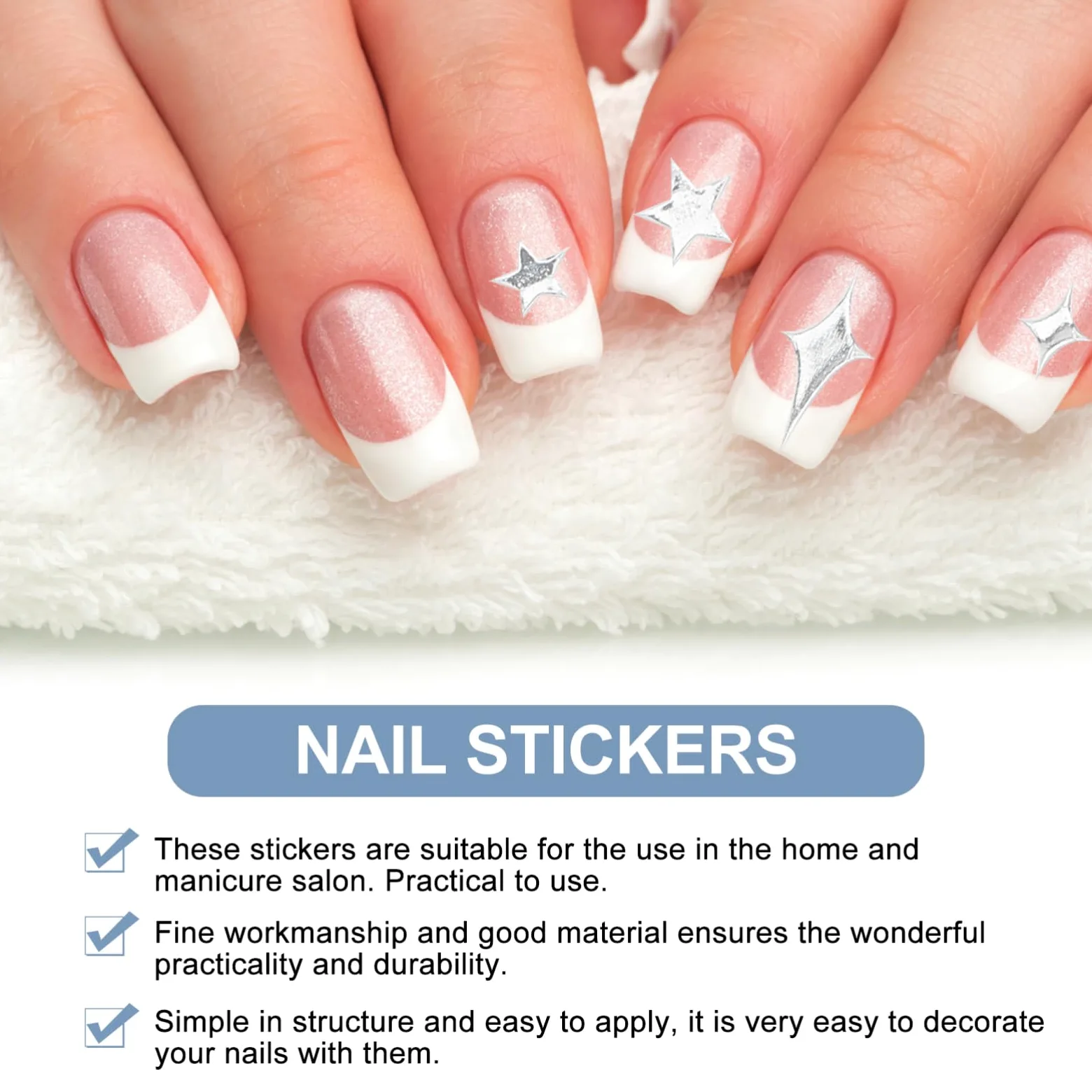 5 Set Adesivi Per Unghie Creativi E Stickers Per Decorazioni Manicure Facili Applicare Design Unico Per Nail Art Per Amiche E Appassionate Unghie 8 Fogli*5