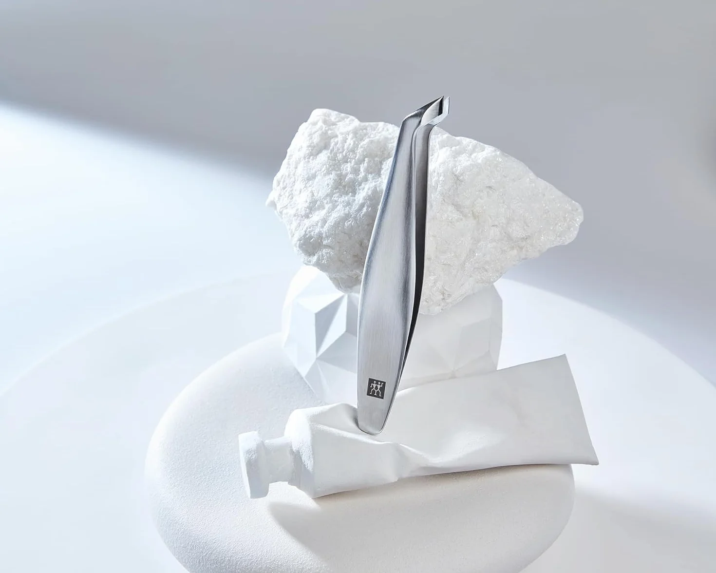 ZWILLING Tronchesino per cuticole, bordi taglienti e angolati, ipoallergenico, finitura opaca, argento