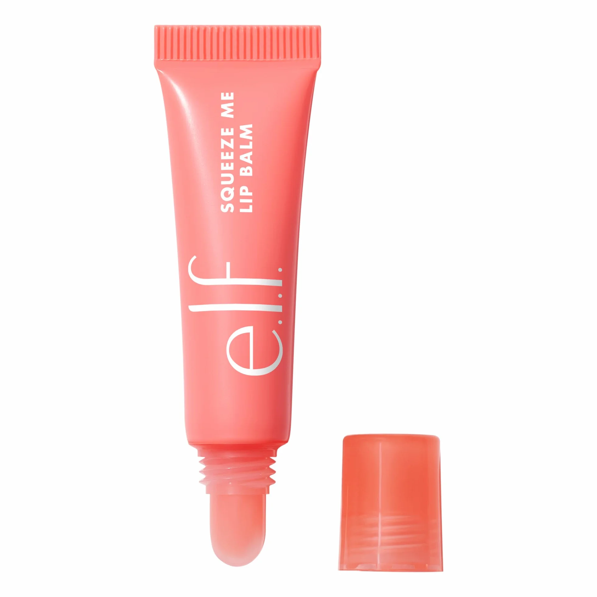 e.l.f. Squeeze Me Lip Balm, balsamo labbra idratante con tinta sheer, acido ialuronico, vegano, Strawberry