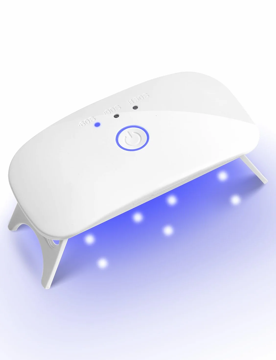 Mini Lampada UV LED per Unghie, Asciuga Smalto per Tutti gli Smalti in Gel con Cavo USB