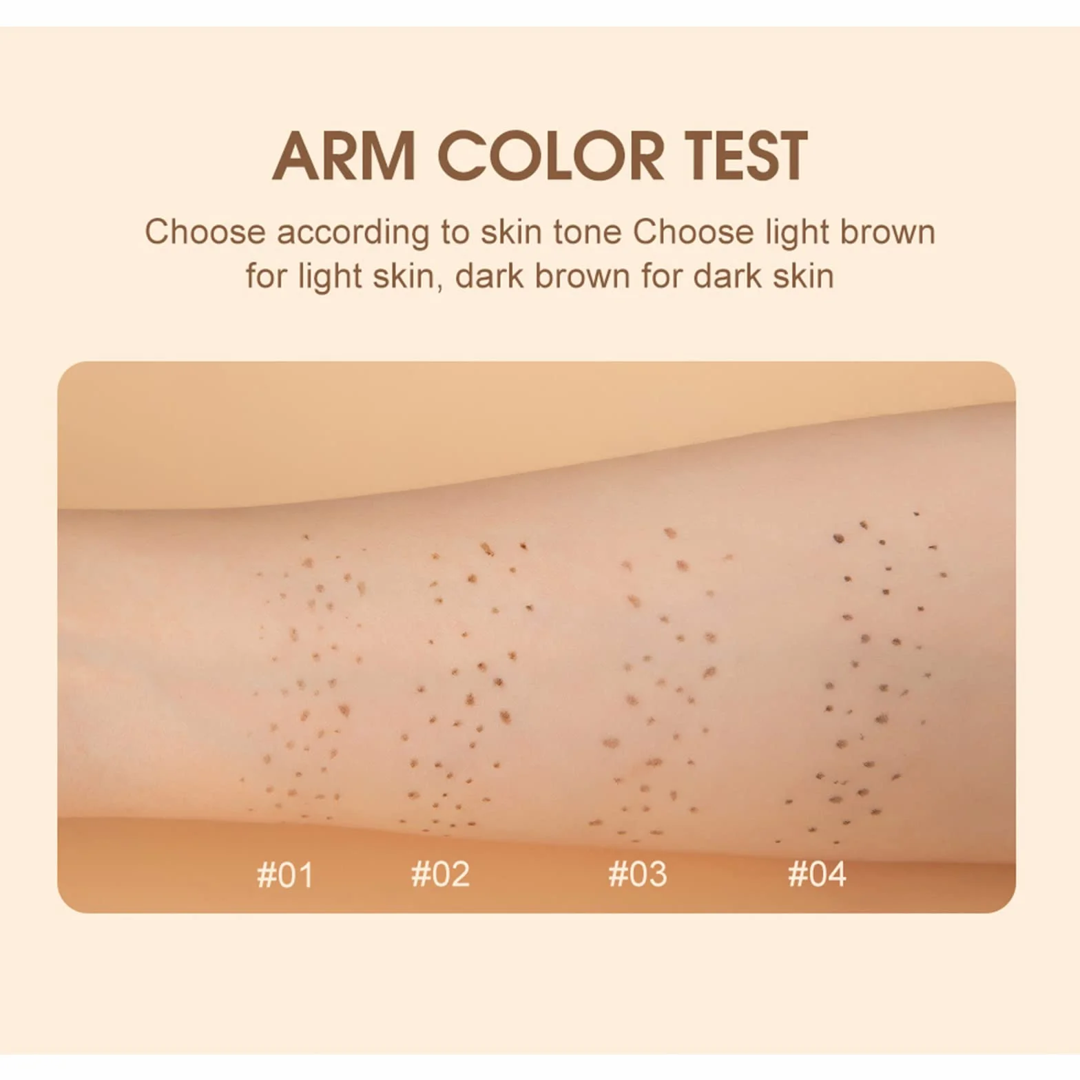 Penna Lentiggini, Freckles Pen, Facile da Colorare, Penna a Punti Morbida, per lentiggini a Simulazione Naturale per Trucco a Lunga, Naturale (01#Light Brown)