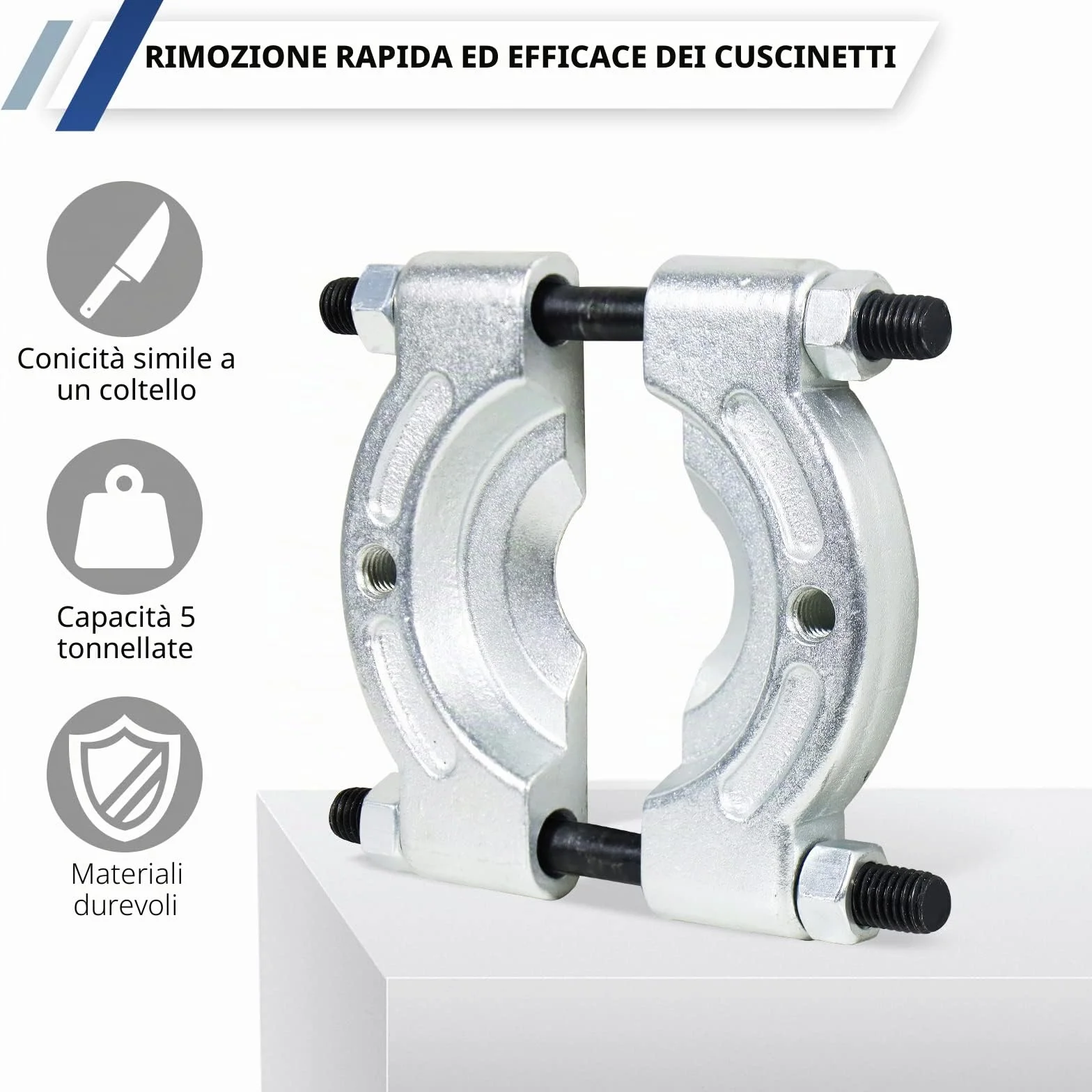 CCLIFE 14 Pezzi Kit Estrattori per Cuscinetti Separatore Set 30-70mm