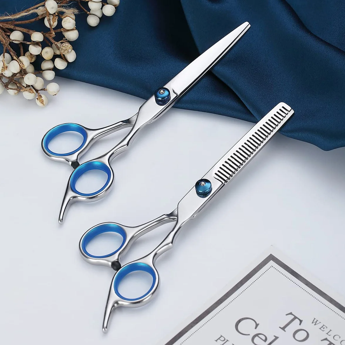Kyraton Forbici Professionali da Taglio Capelli Diradamento Denti Parrucchiere Barbiere Salone