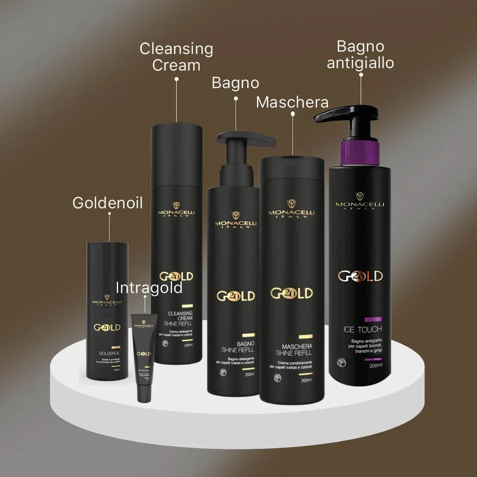Monacelli Intragold 10ml Idrogel che ripara le imperfezioni della cuticola grazie alla Cheratina Biomimetica
