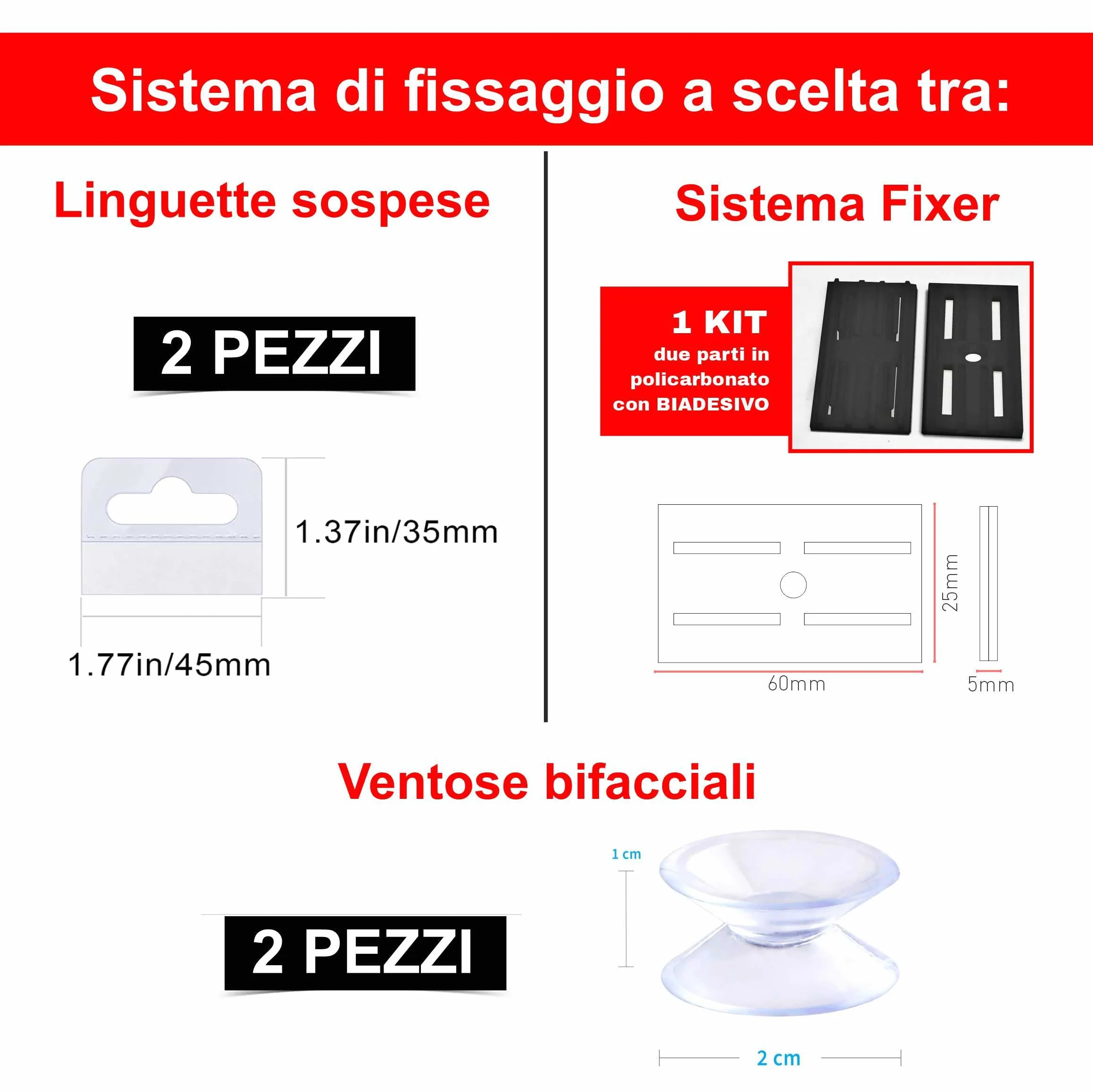 Targa auto personalizzata in alluminio 3 mm 36x11 cm con fissaggio a scelta biadesivo, Fixer o ventose