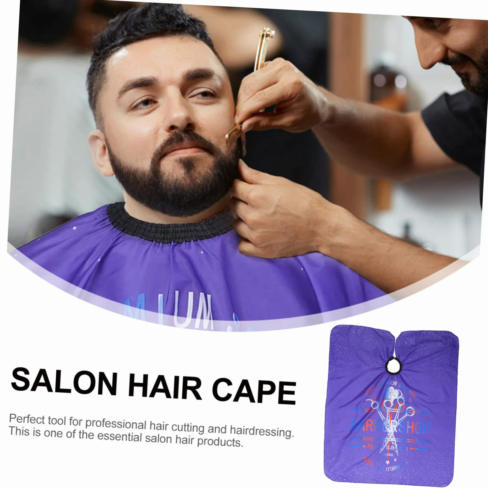 Housoutil 3 Pz scialle colorante per shampoo per colorati adulto grembiule vesti per le donne mantello da parrucchiere forniture per tinta per