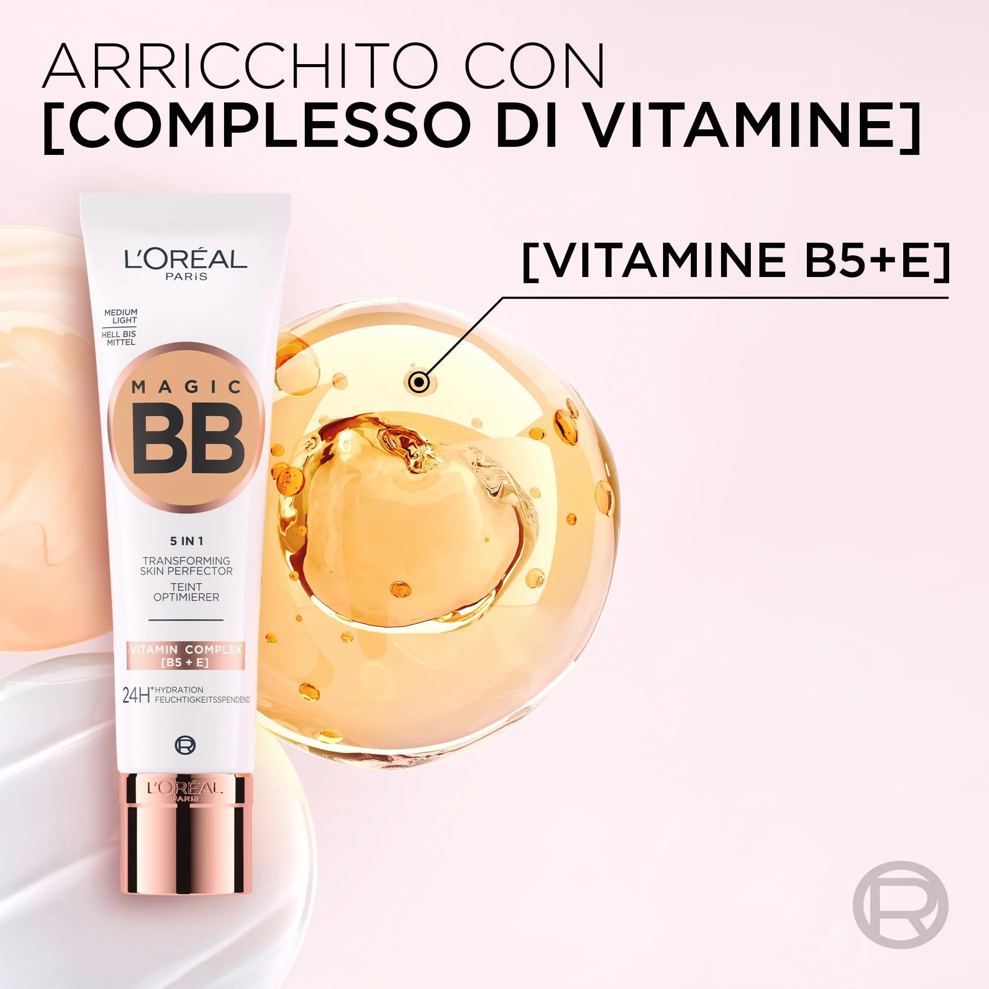 L'Oréal Paris Crema Colorata Idratante Uniformante SPF 20 03 Medium Light 30 ml
