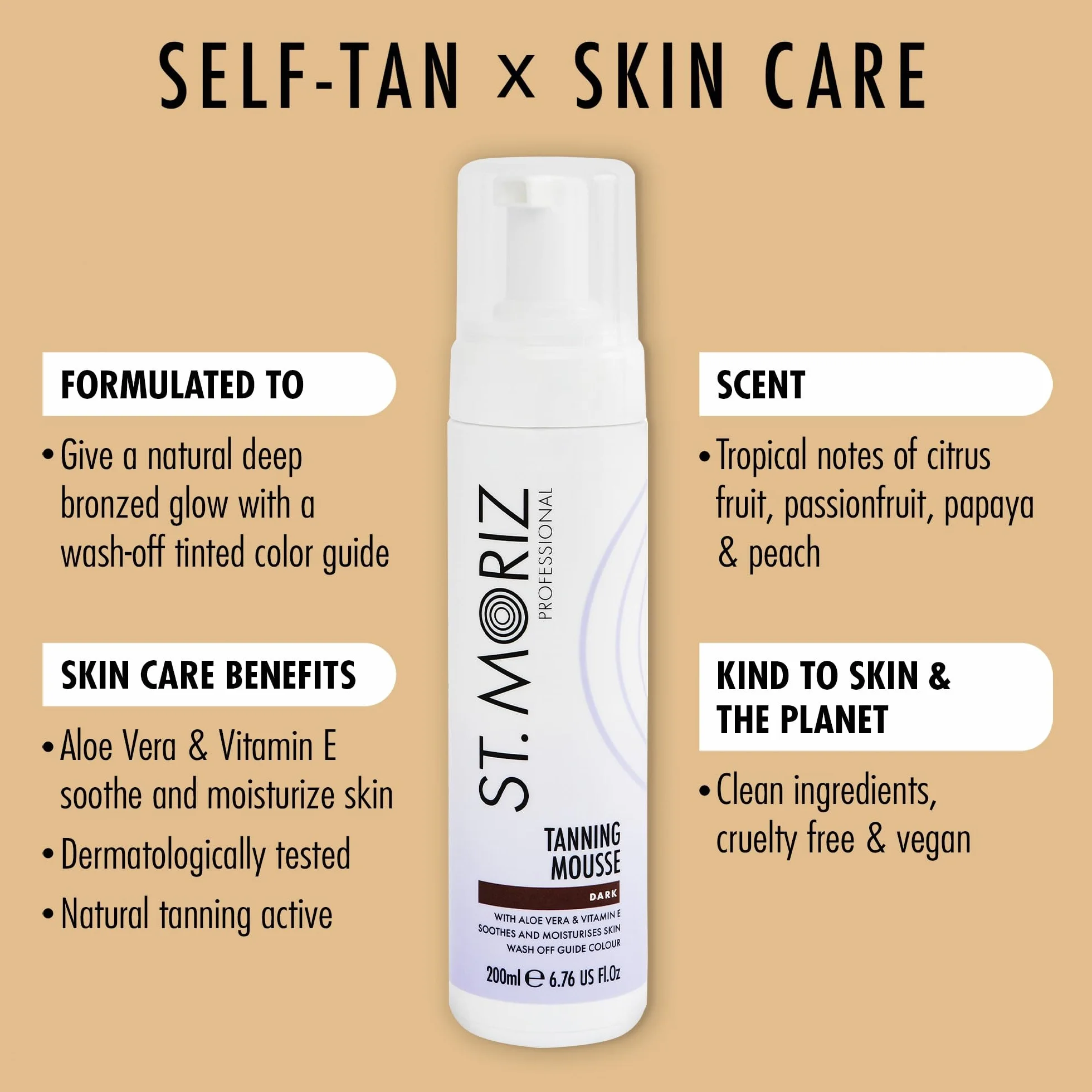 Autobronceador Mousse Dark 200 Ml
