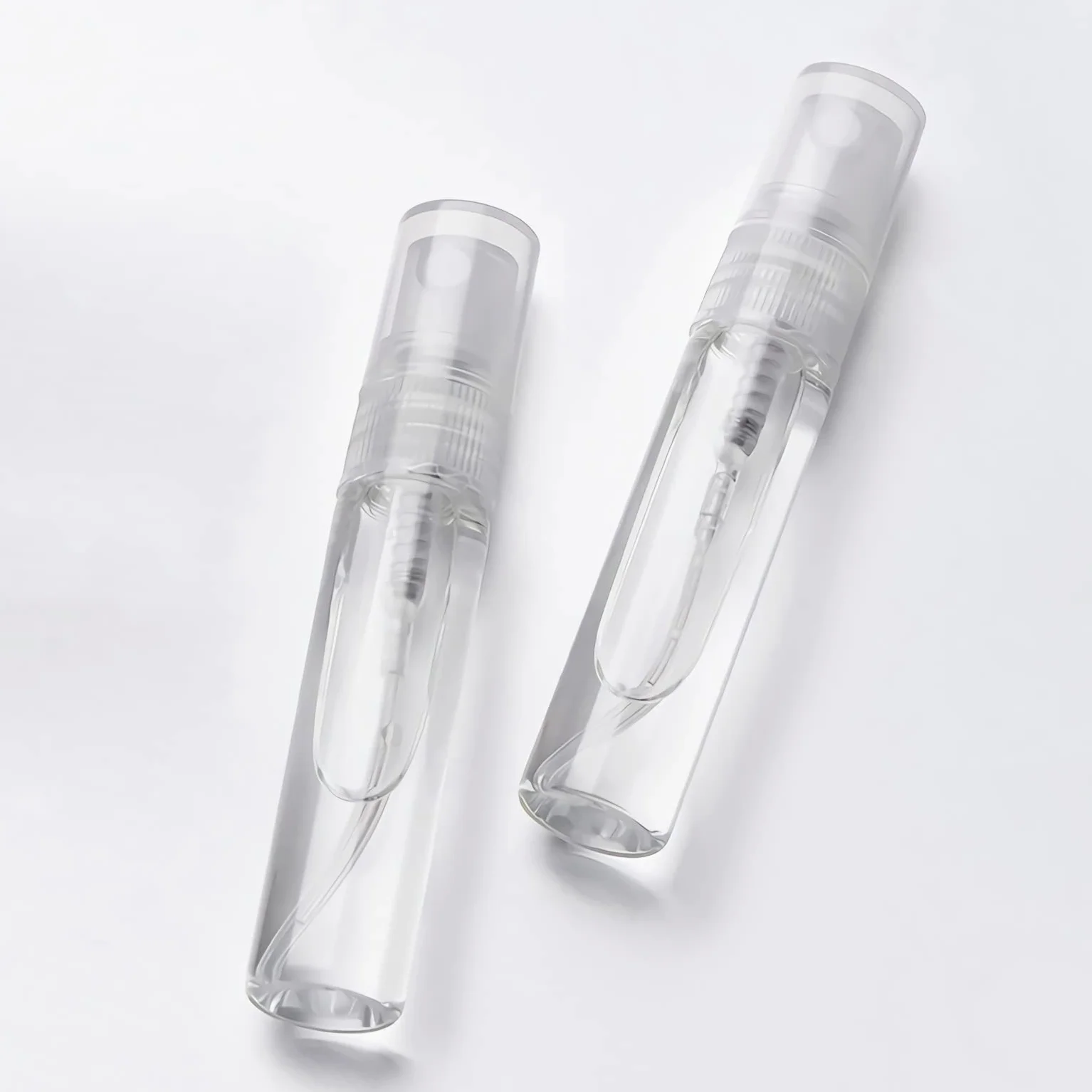 100 Pezzi 2ml Vuoto Flacone Spray Vetro Trasparente, Mini Spray Tascabile, Piccolo Flacone Spray per Nebbia Riutilizzabile Portatile, Bottiglia di Profumo, Cosmetica, Viaggio con Imbuti