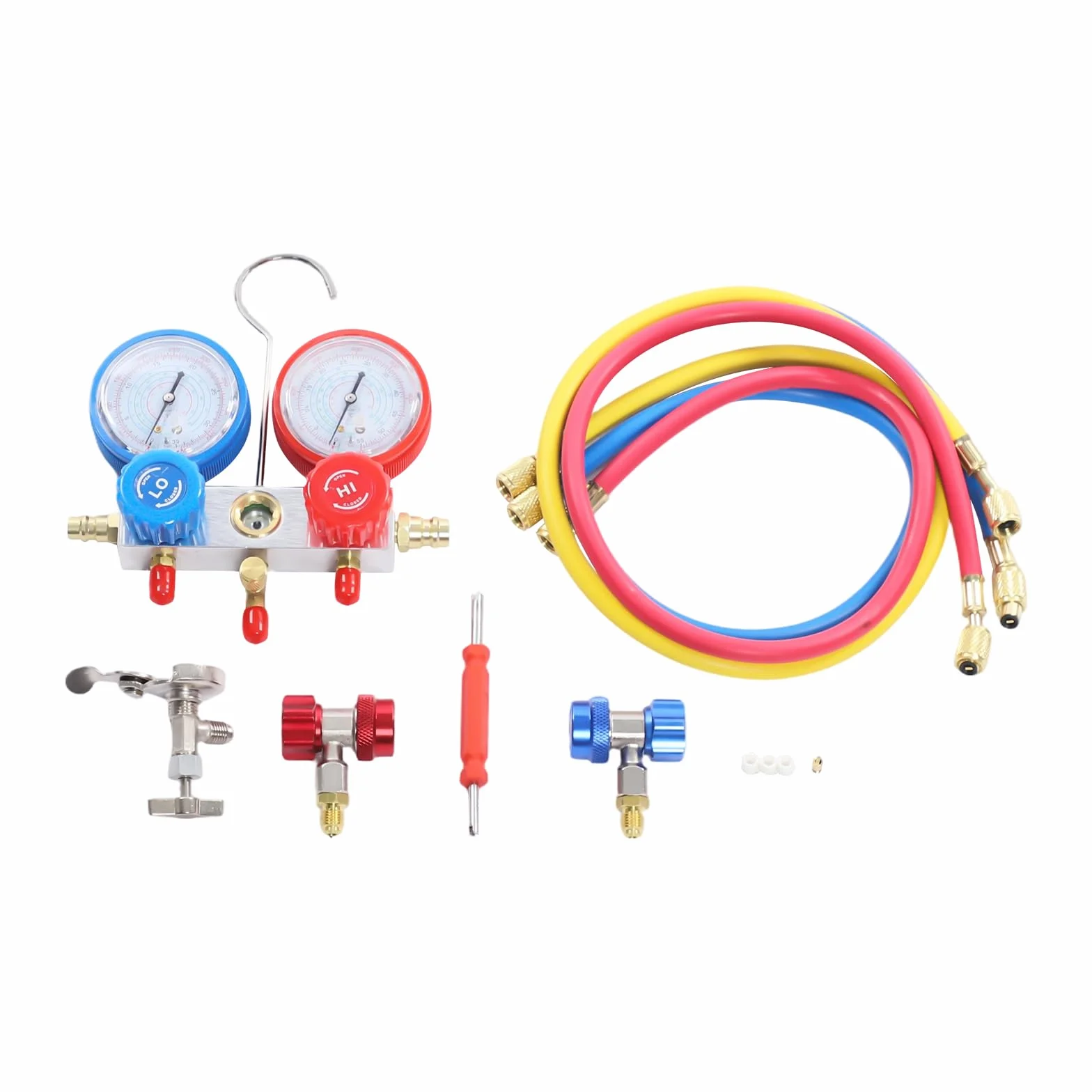Set attrezzi aria condizionata R134A R410A manifold diagnostici AC