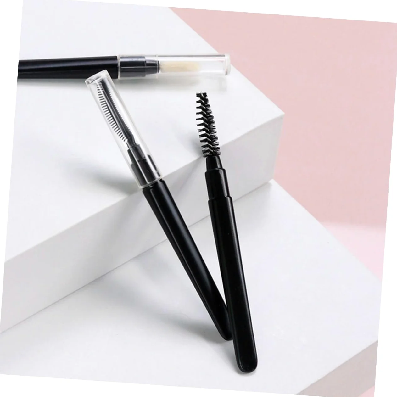 60pezzi Spazzole Portatili Per Sopracciglia e Ciglia Con Coperchi Pennelli Eyelash Combs Per Make up Occhi Per Tutte Le Età