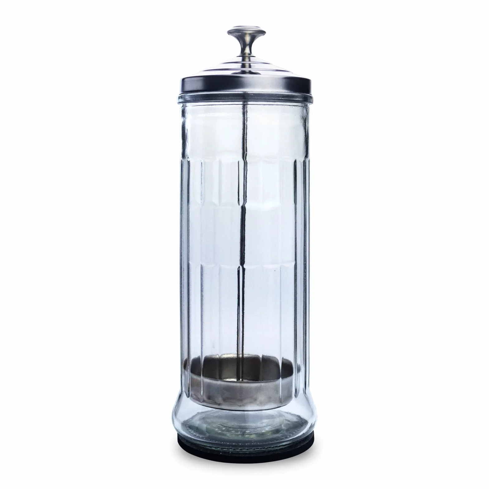 Barber Disinfettante Jar Manicure con Cestino Rimovibile, Contenitore Forniture Barbiere, Vaso Disinfettante