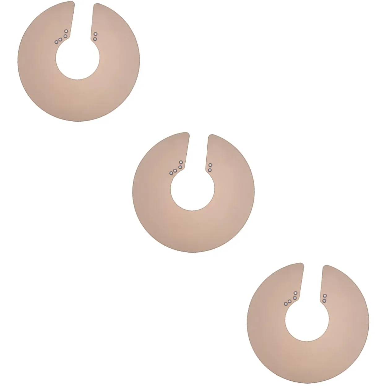 Healvian 3pezzi Shawl Silicone Per Taglio e Colorazione Mantellina Per Parrucchieri e Barber Shop Protezione Per Collo Silicone Facile Da Indossare e Riporre