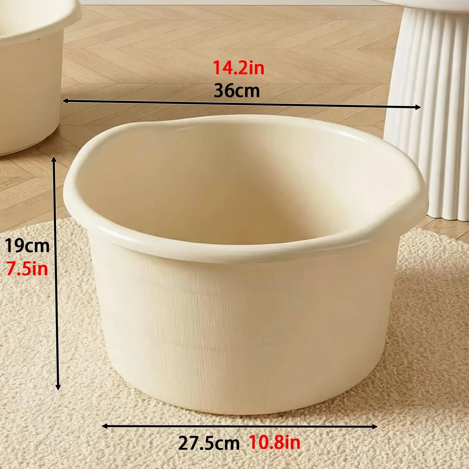 Vasca Idromassaggio I Piedi, Protuberanze Massaggianti Suola Integrate | Corpo Ispessito Resistente All'usura,Design Accentuato L'ammollo Dei Vitelli,Adatto L'uso Domestico(Blue)