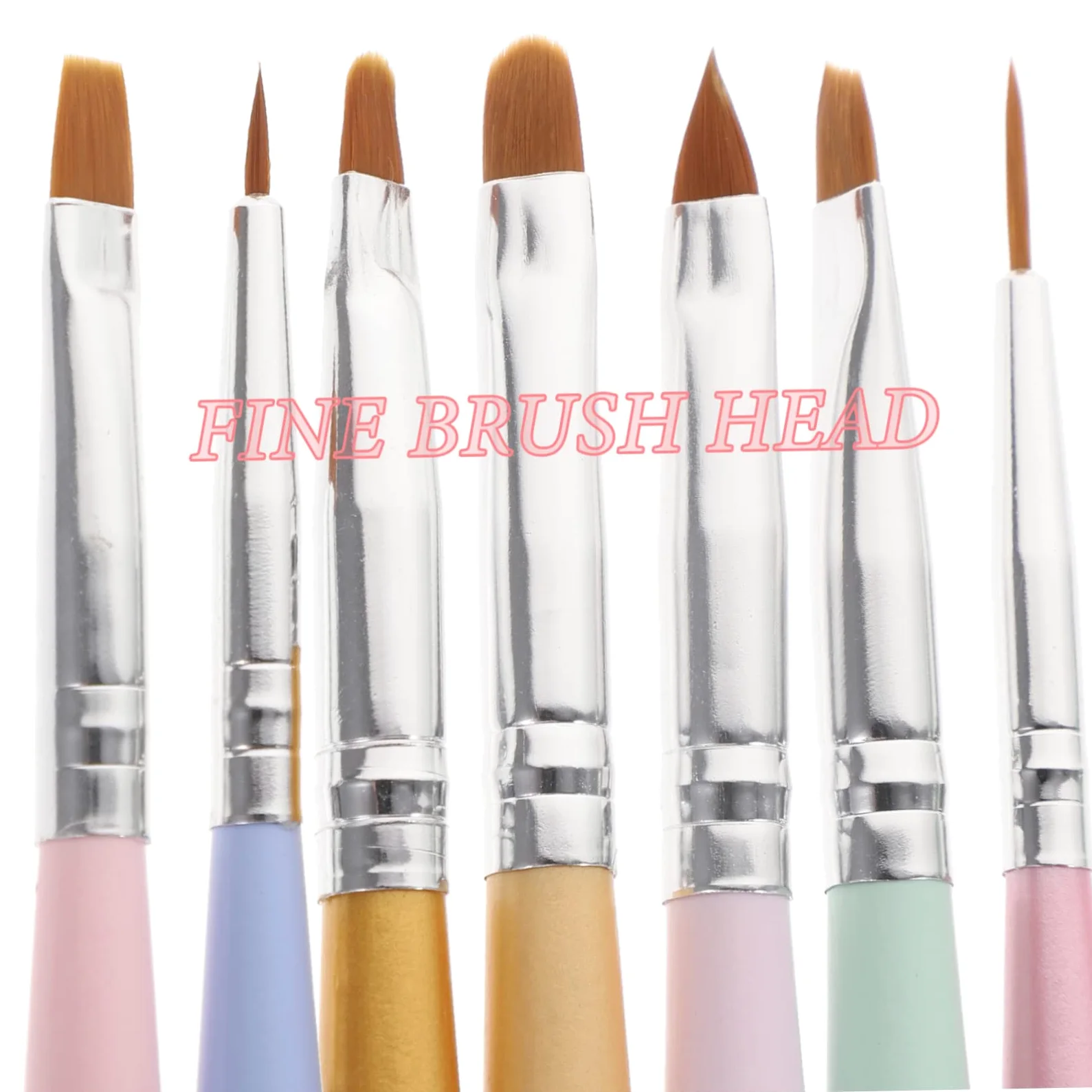 minkissy 35pezzi Pennelli Per Nail Art Pennelli Per Manicure Multiuso Con Manico Strumenti Per Decorazioni Unghie Perfetti Per Professionisti e Fai Da Te