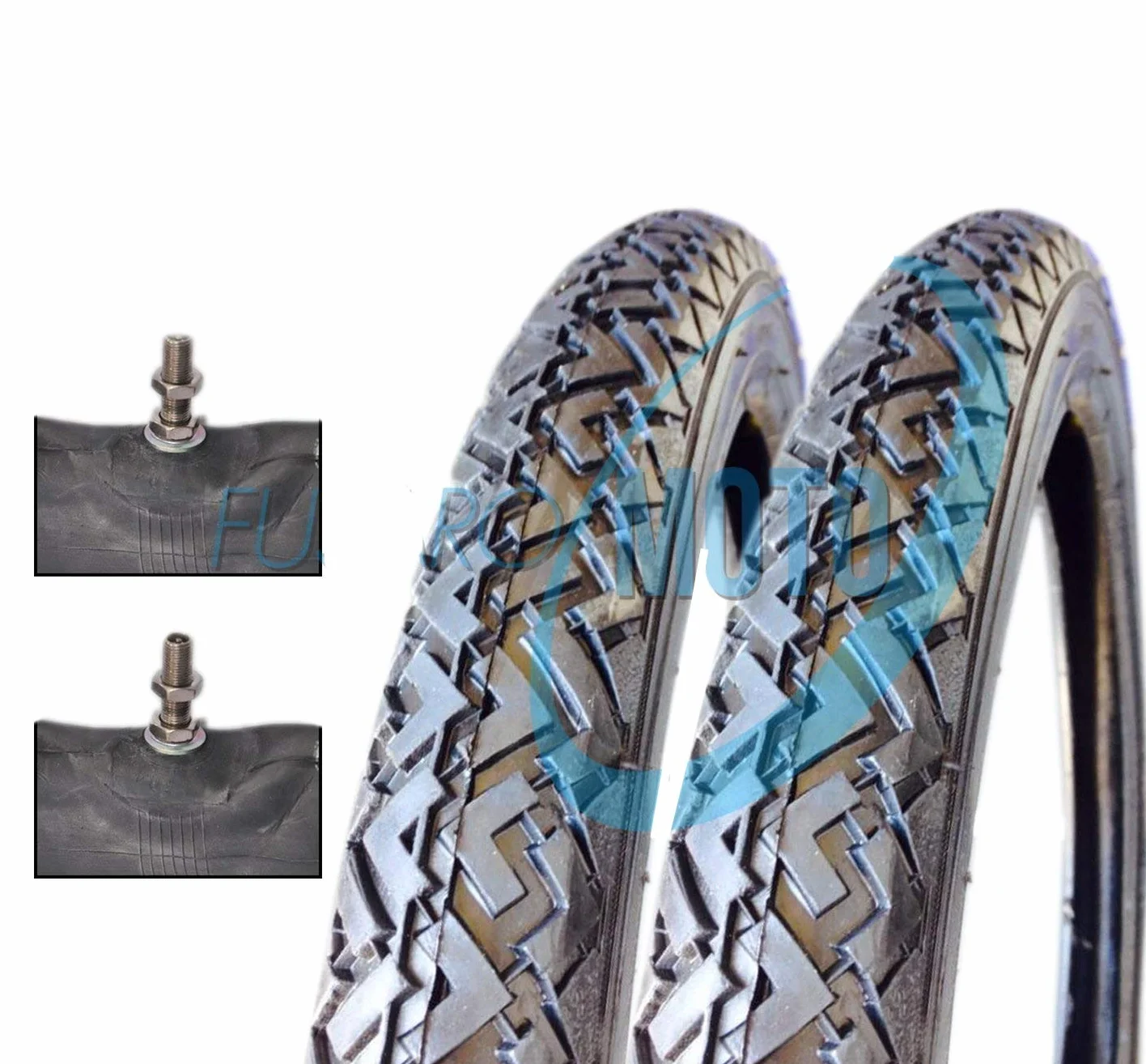 2 COPERTONI RUOTE PNEUMATICI GOMME 2 1/4 - 16 + 2 CAMERE D'ARIA MOTO PIAGGIO
