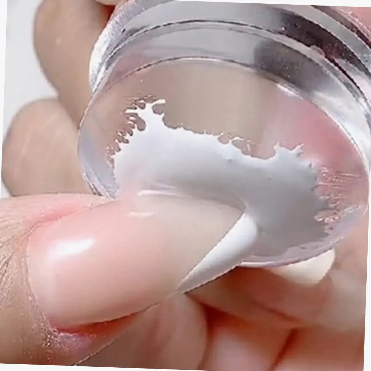 12 Pz Timbro Per Unghie Matrice Per Nail Art in Gelatina Kit Stampa Unghie Kit Di Ornamenti Stampini Per Unghie in Silicone Manicure Kit Per Unghie Gel Di Silice Ragazza Morire