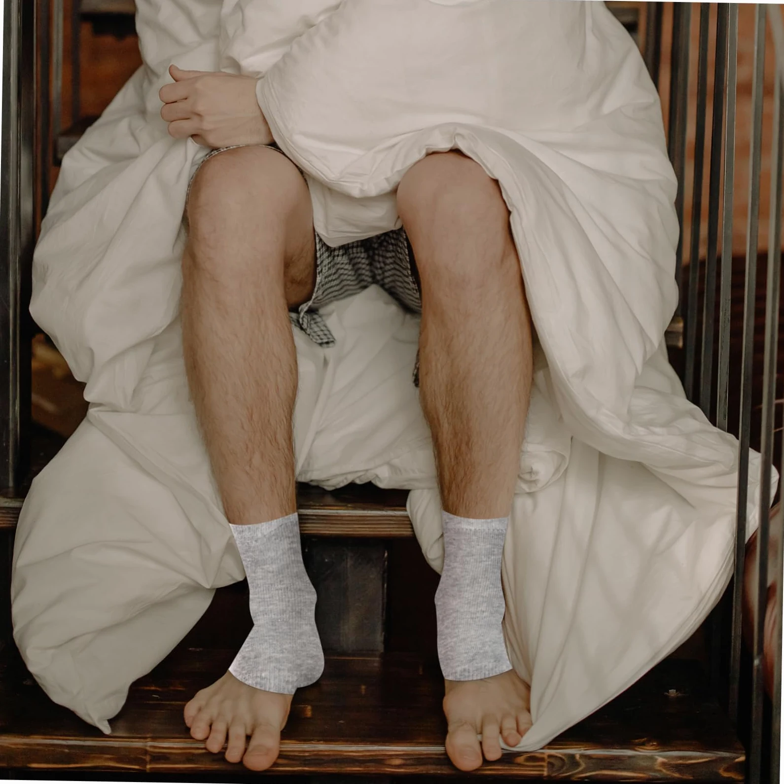 FRCOLOR 4paia Socks Gel Idrogel Per Talloni Di Calze Idrorepellenti Anti-crack Per Uomo e Donna Confezione Protezione Comfort Per Pelli Secche e Screpolate