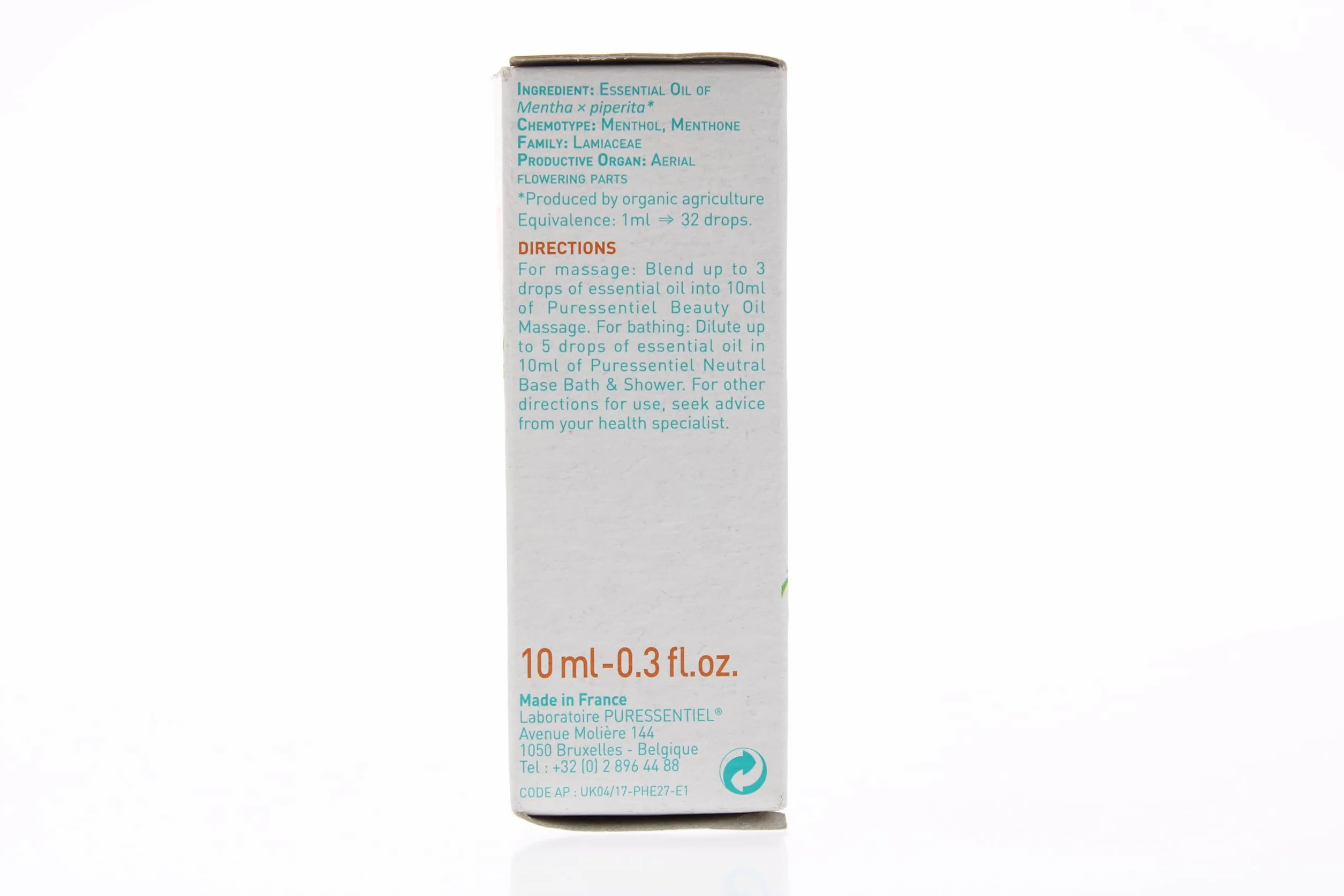 Puressentiel Olio Essenziale Menta Piperita Bio 45 gr