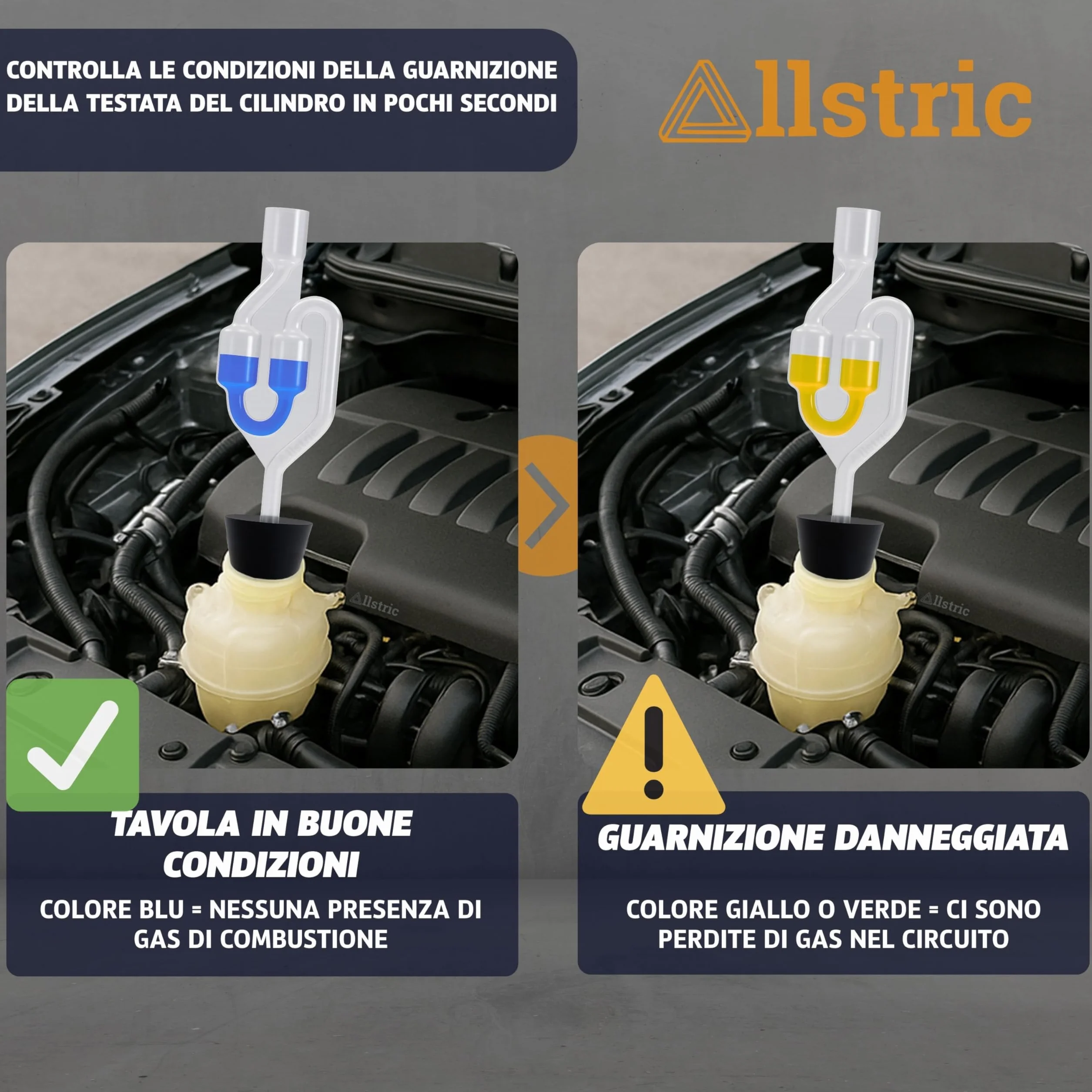 Reld Block Tester Universale Guarnizione Testata Motore CO2 50 Test Comprobatore Fugas Refrigerante