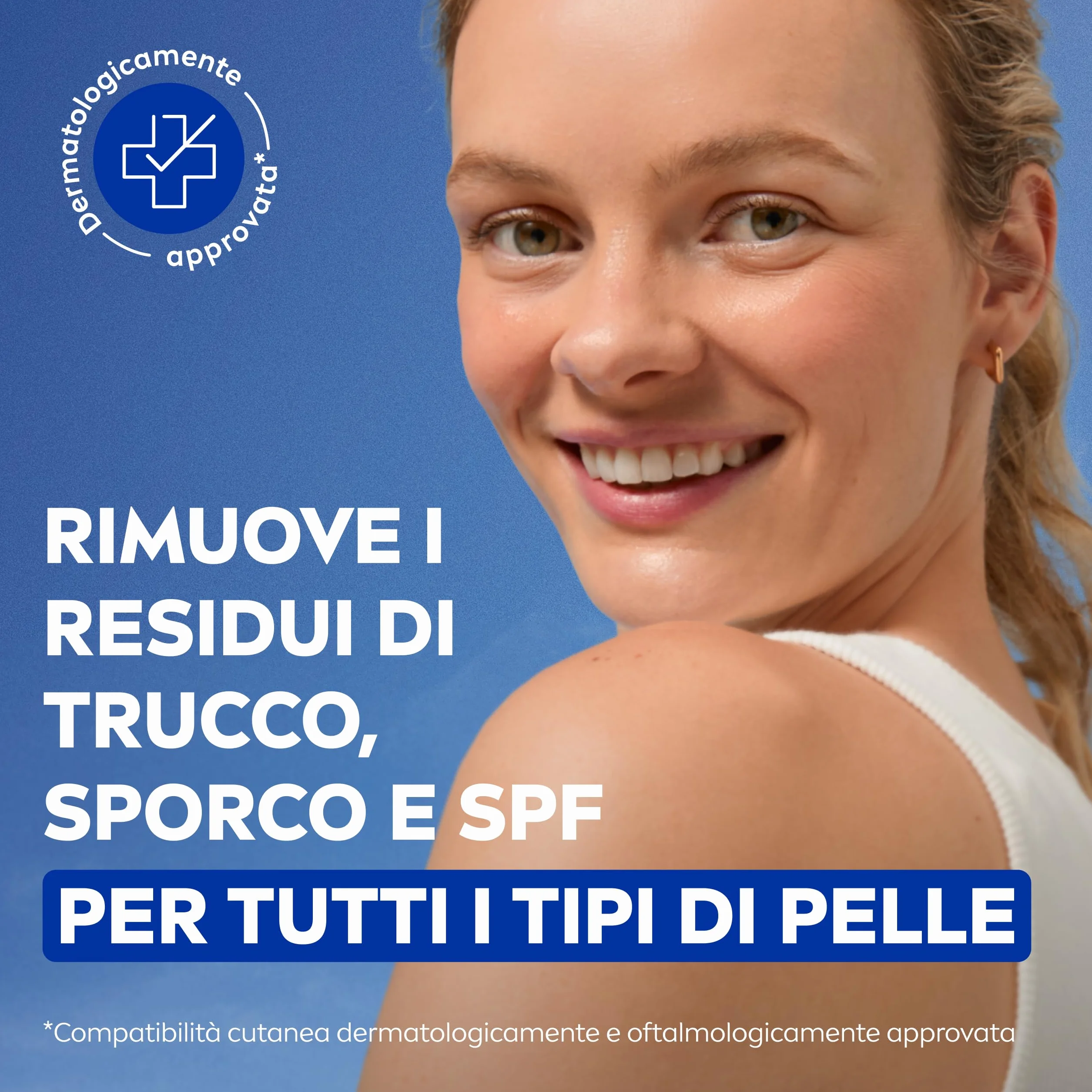 NIVEA Salviettine Struccanti Creme Care 25 Pezzi, Struccante viso e occhi e labbra per trucco waterproof, Con Pro-Vitamina B5 e Idramina, Detergente viso nutriente per tutti i tipi di pelle
